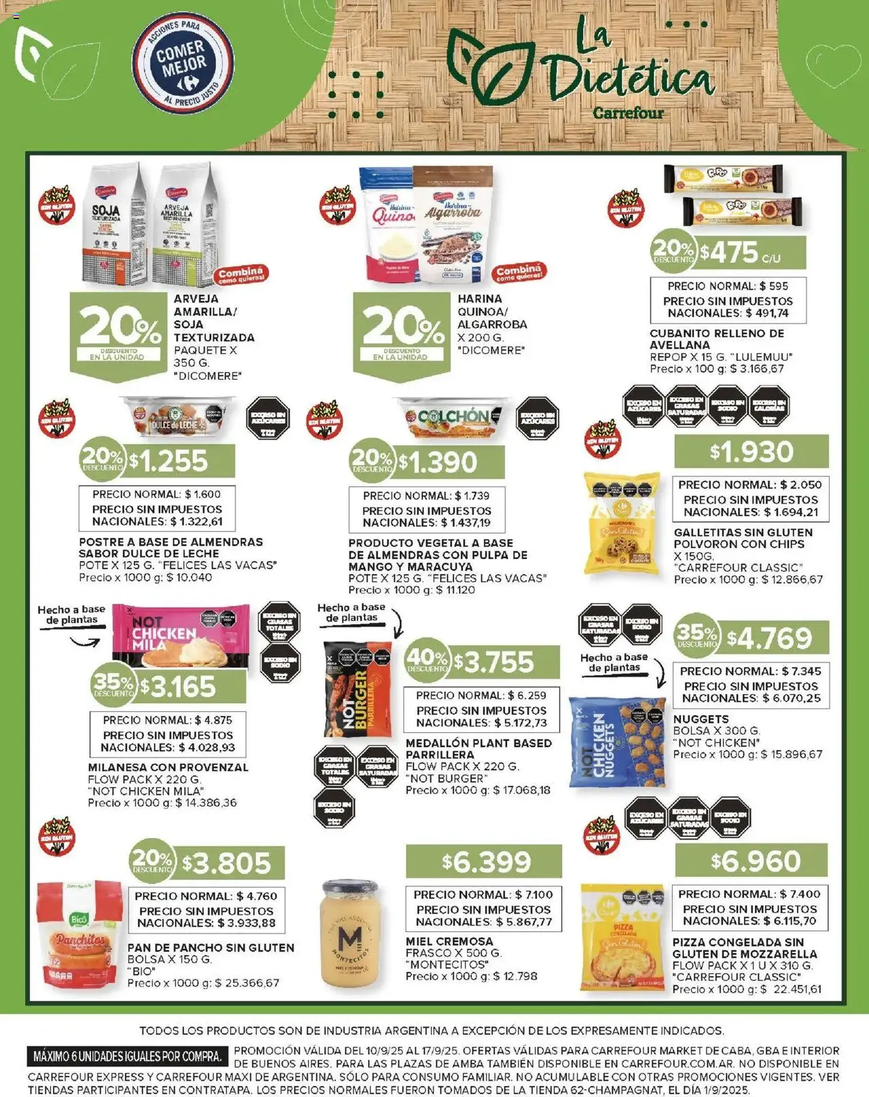 Carrefour Market catálogo - folleto válido desde 10/09/2025 página 13 de 22 Carrefour Market catálogo - folleto válido desde 10/09/2025 página 13 de 22
