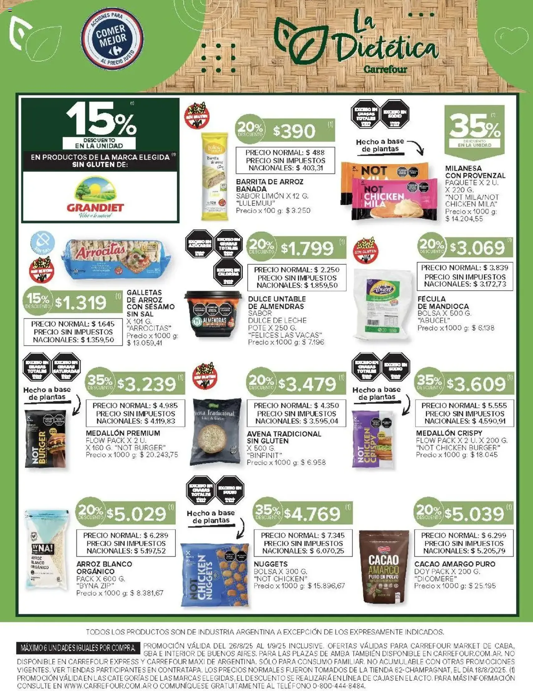 Carrefour Market catálogo - folleto válido desde 26/08/2025 página 14 de 23 Carrefour Market catálogo - folleto válido desde 26/08/2025 página 14 de 23