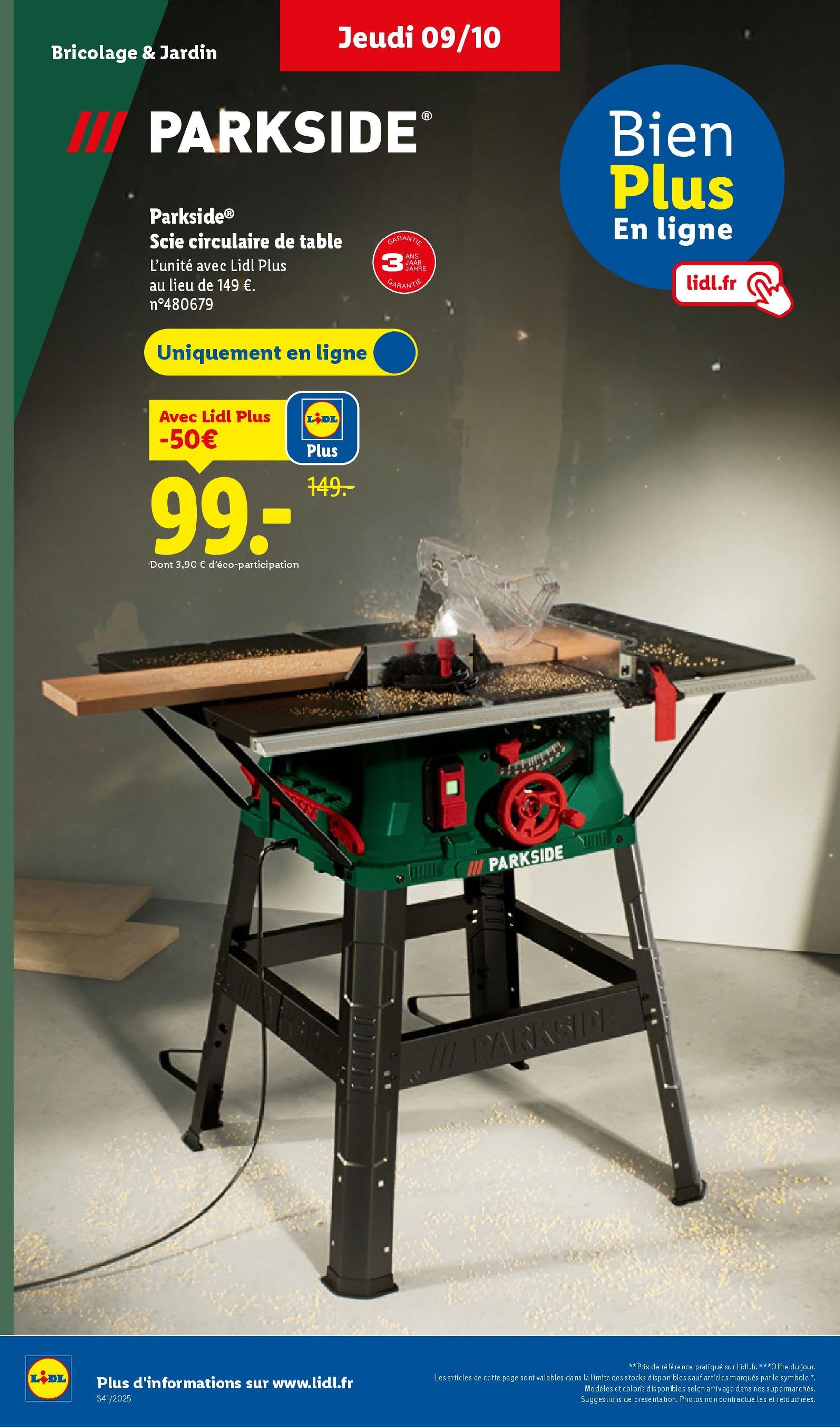 LIDL catalogue semaine 41 - brochure valable à partir du 09/10/2025, page 48 sur 73