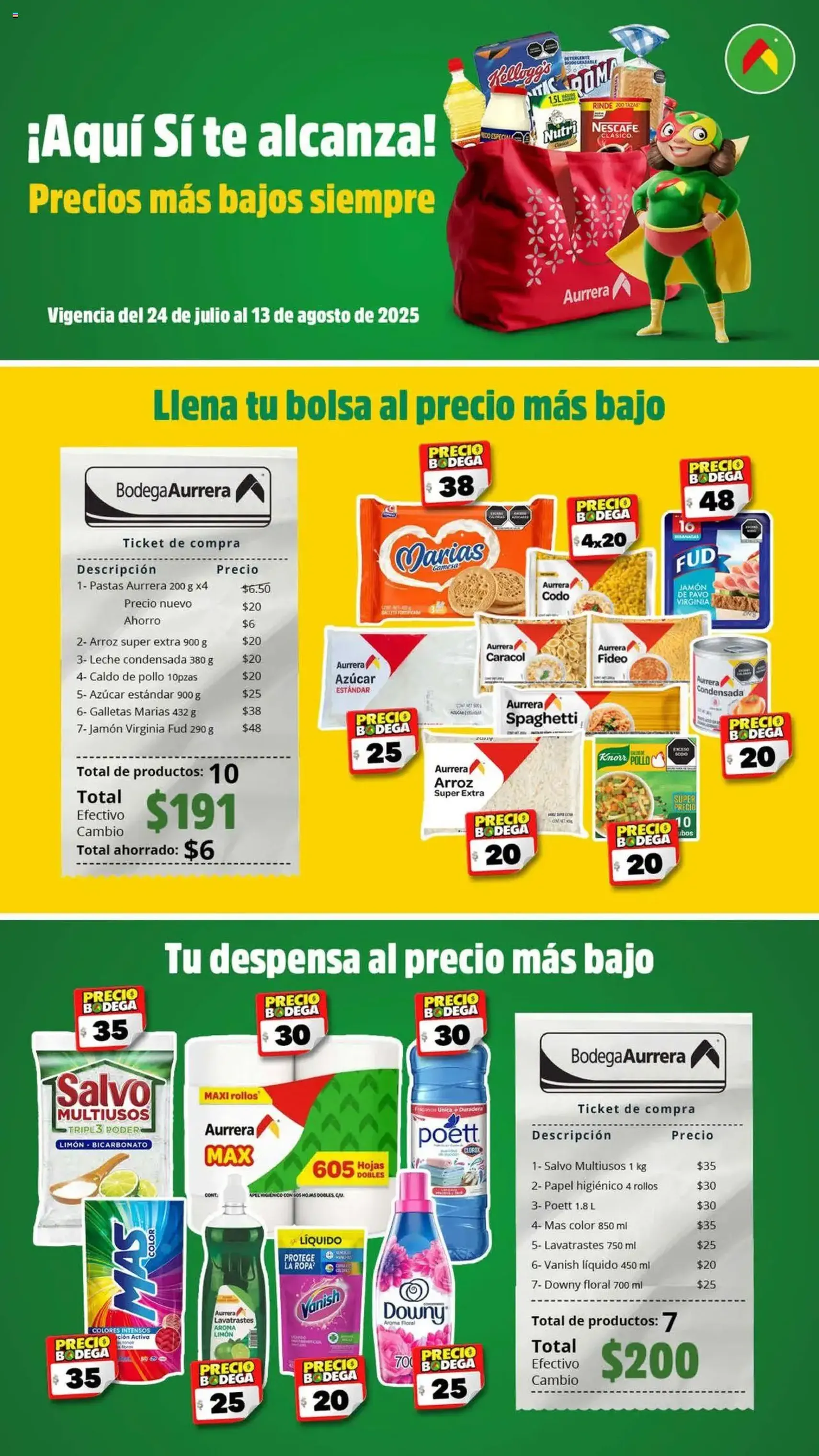 Bodega Aurrerá folleto - folleto válido desde 24/07/2025 página 1 de 9 Bodega Aurrerá folleto - folleto válido desde 24/07/2025 página 1 de 9