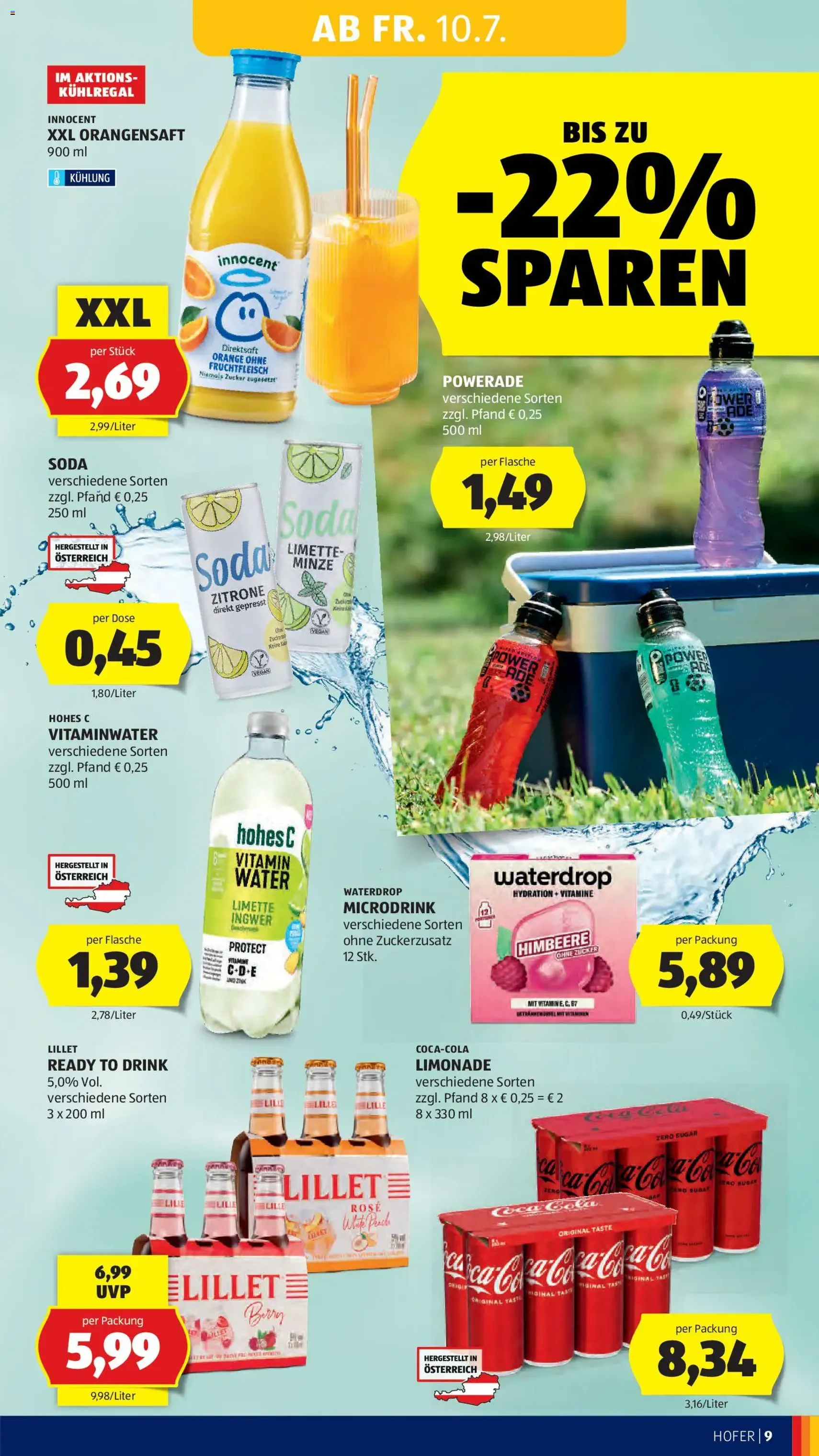 Hofer Flugblatt - Gültiger Prospekt ab 10.07.2026, Seite 13 von insgesamt 44