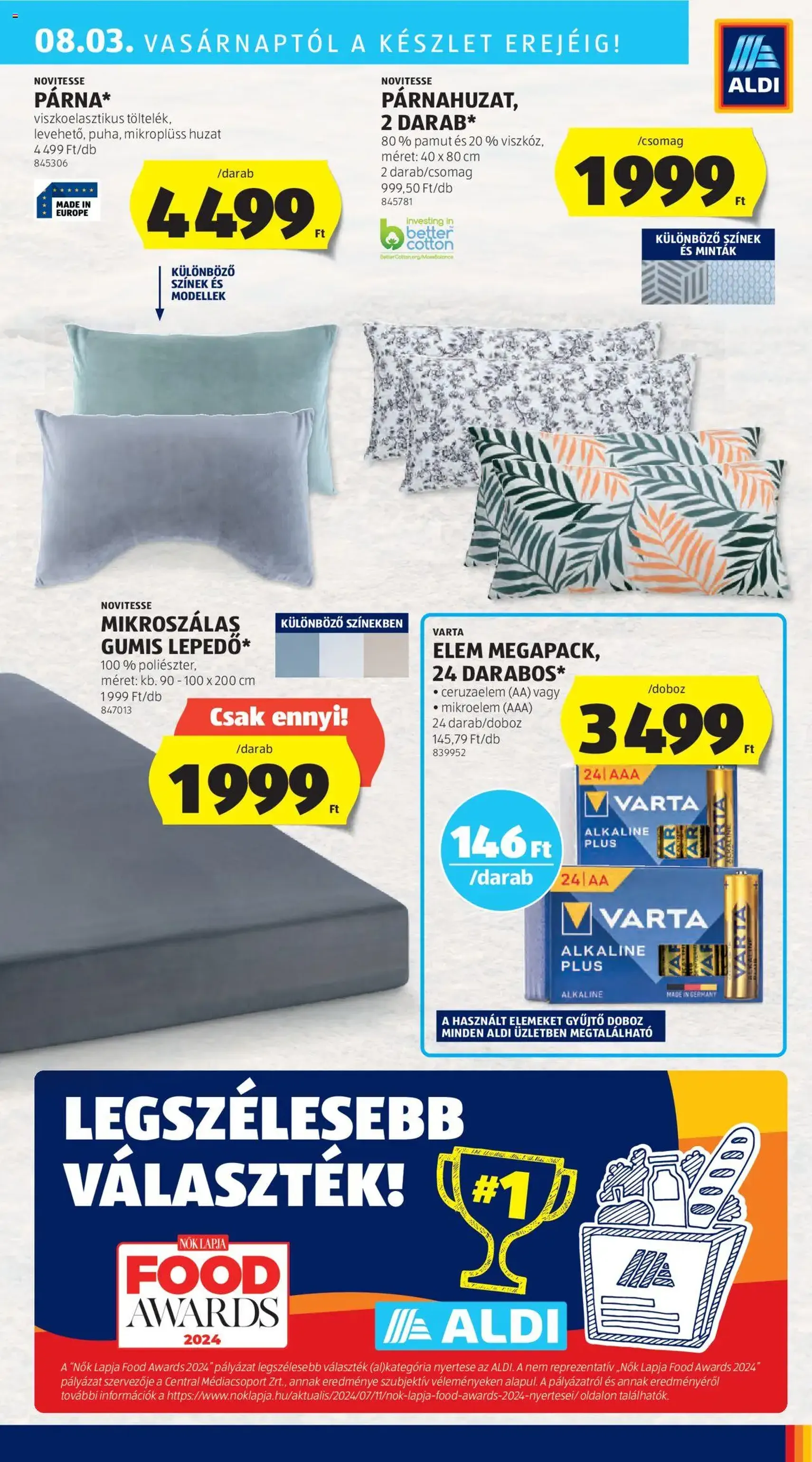 Aldi Akciós újság - 2025.07.31. érvényes szórólap 45 oldal 54 oldalból Aldi Akciós újság - 2025.07.31. érvényes szórólap 45 oldal 54 oldalból