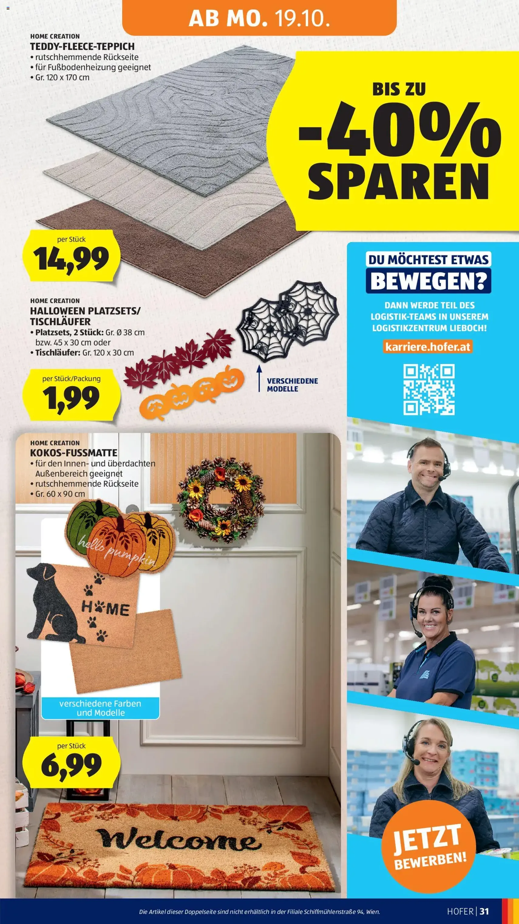 Hofer Flugblatt - Gültiger Prospekt ab 16.10.2026, Seite 41 von insgesamt 54
