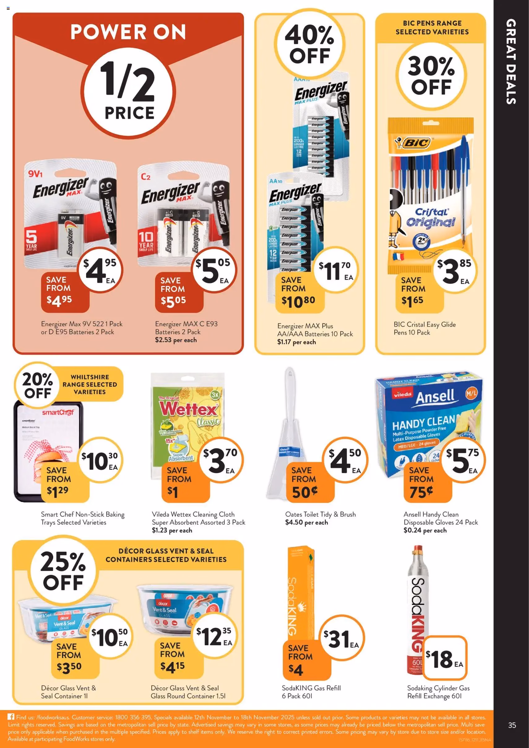 Foodworks Catalogue NSW - valid flyer from 12/11/2025, page 35 of 35