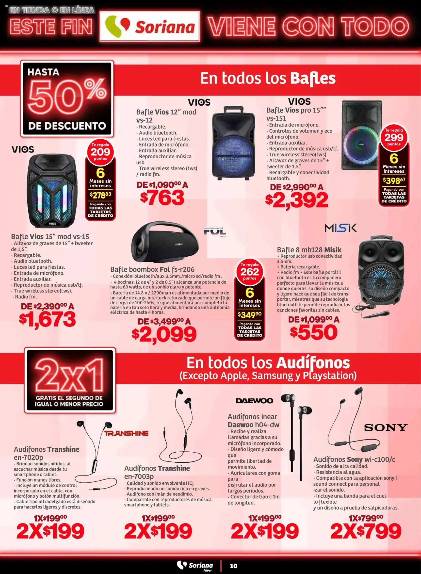 Soriana - Este fin Soriana viene con todo Híper Nacional - folleto válido desde 29/10/2025 página 10 de 35 Soriana - Este fin Soriana viene con todo Híper Nacional - folleto válido desde 29/10/2025 página 10 de 35