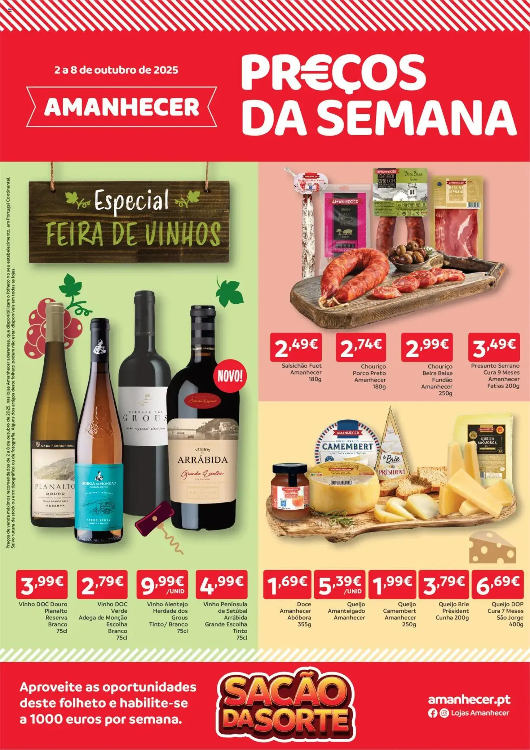 Amanhecer folheto - folheto válido a partir de 02/10/2025 página 1 de 8