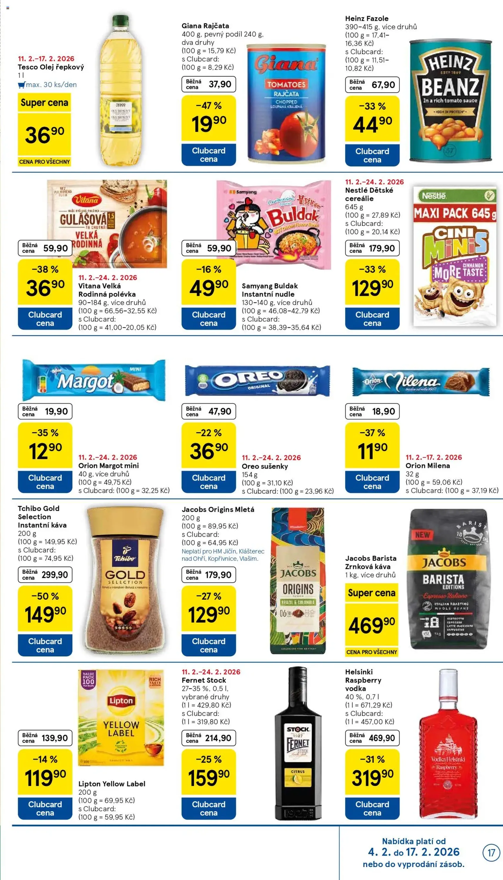 Tesco leták - Hypermarket - platný leták od 11.02.2026 strana 17 z 31