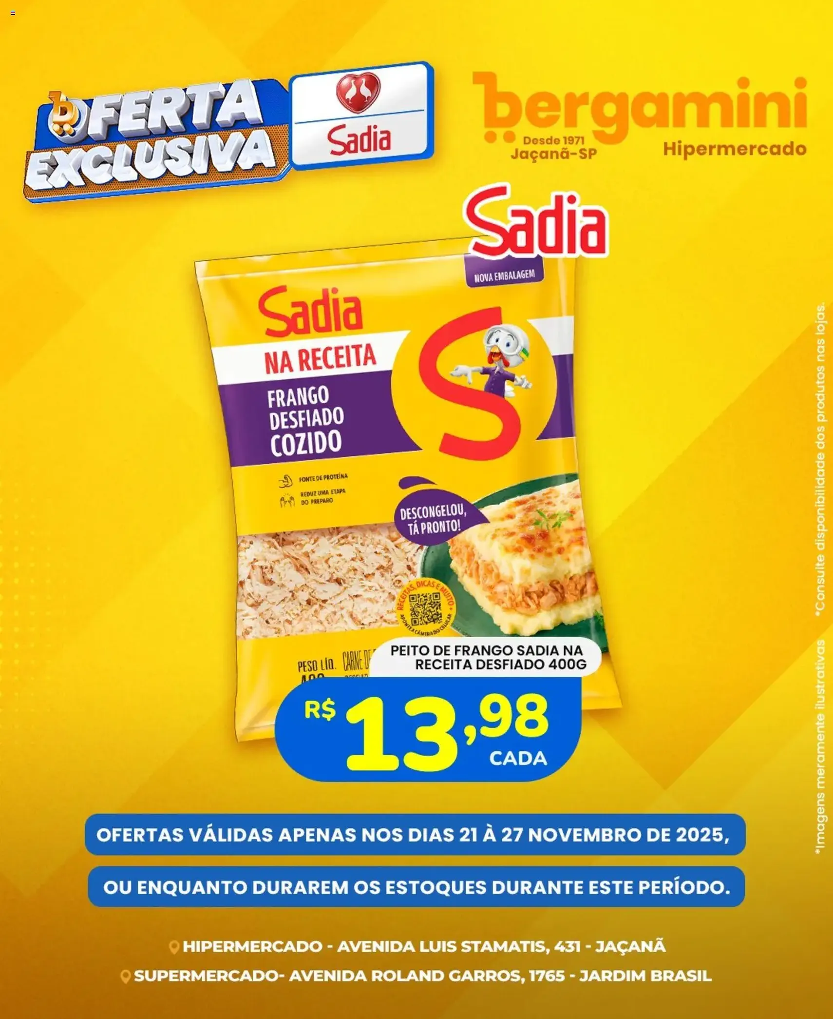 Supermercado Bergamini - Ofertas Sadia e Perdigão - folheto válido a partir de 21/11/2025 página 5 de 7
