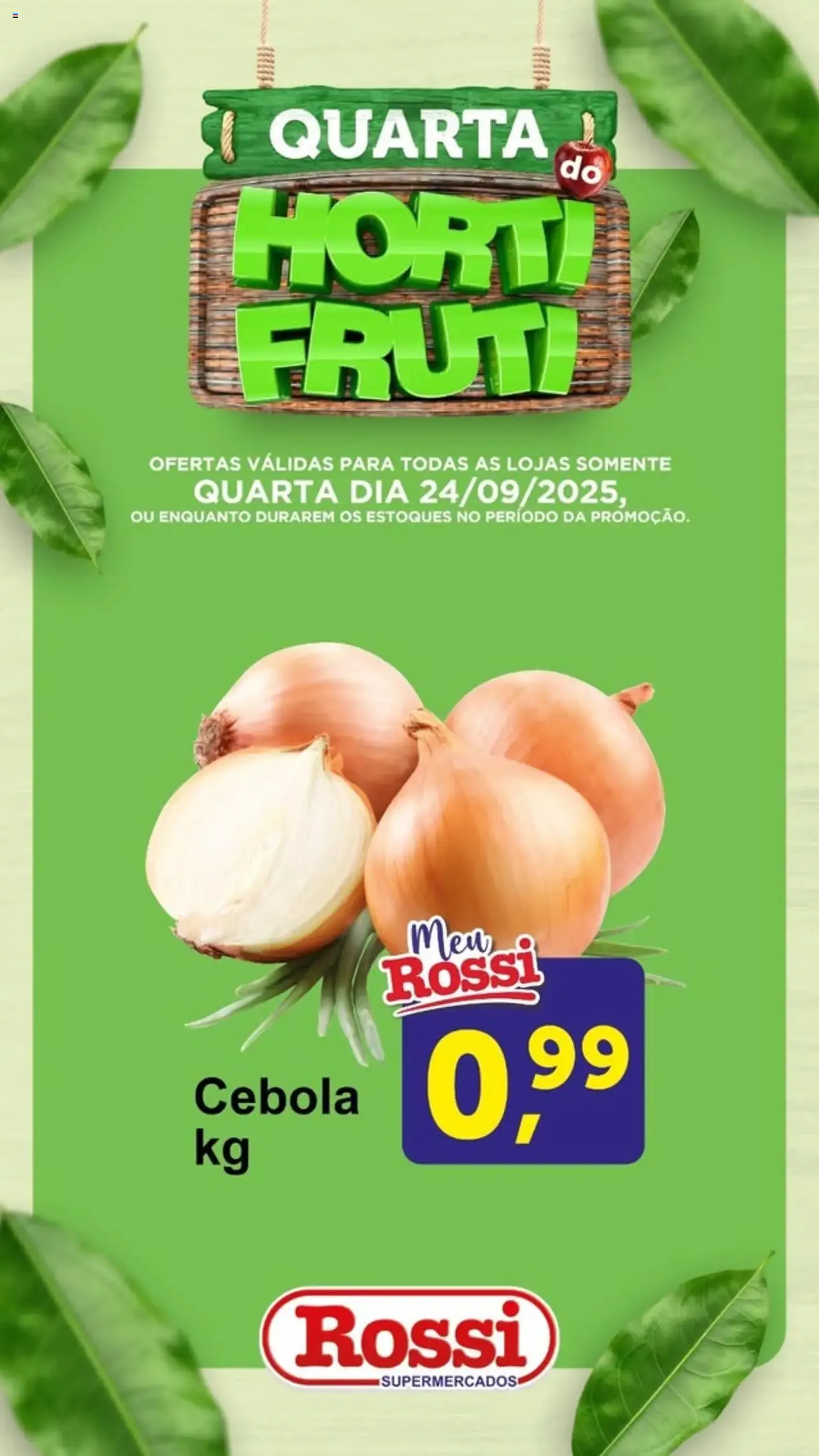 Rossi Supermercados - Ofertas da semana - folheto válido a partir de 24/09/2025 página 1 de 4