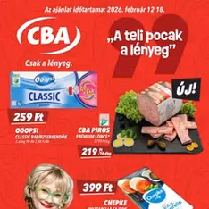 CBA Akciós újság - szórólap előnézete érvényes 2026.02.12. -tól