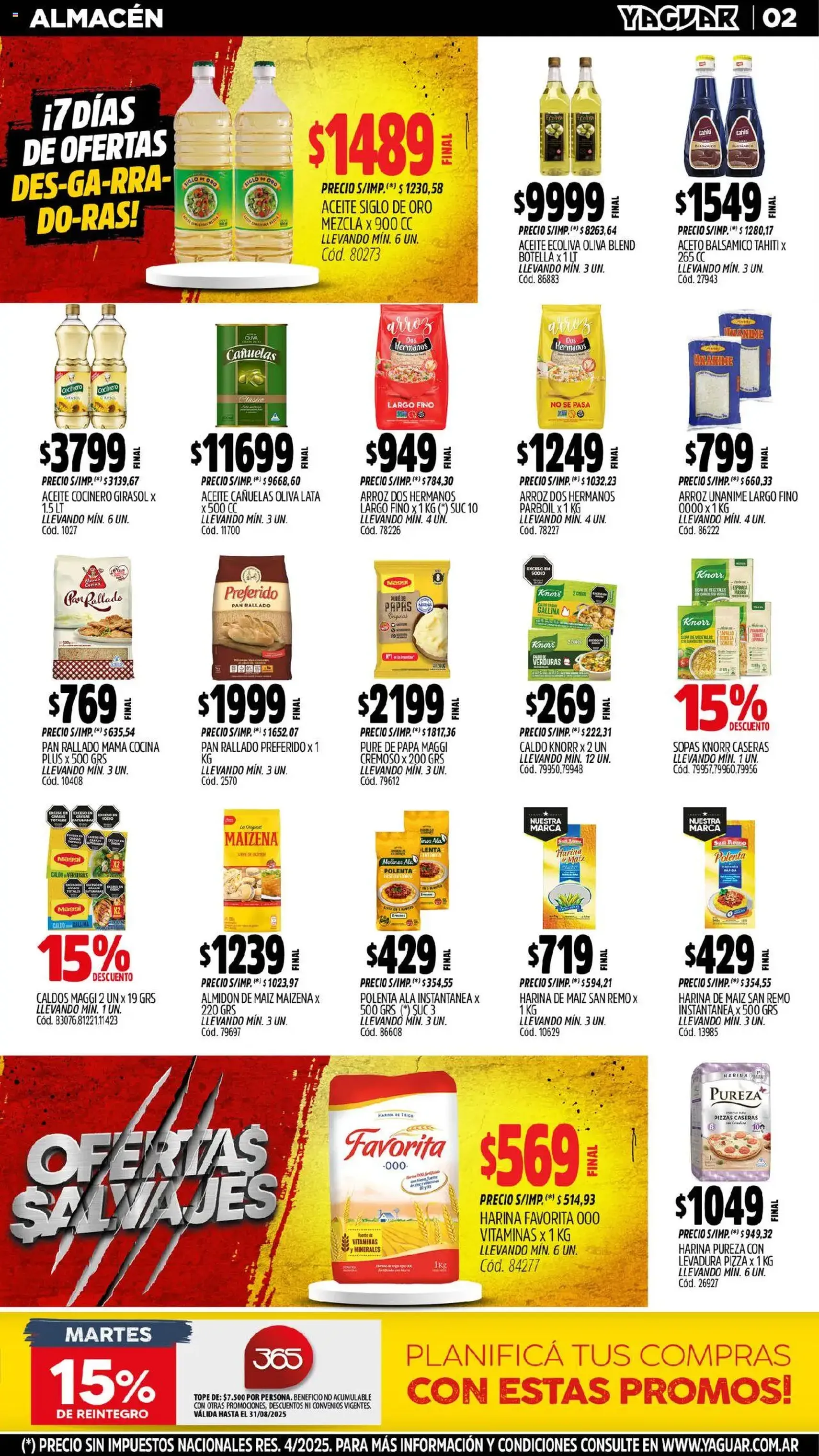 Yaguar catálogo - folleto válido desde 11/08/2025 página 2 de 35
