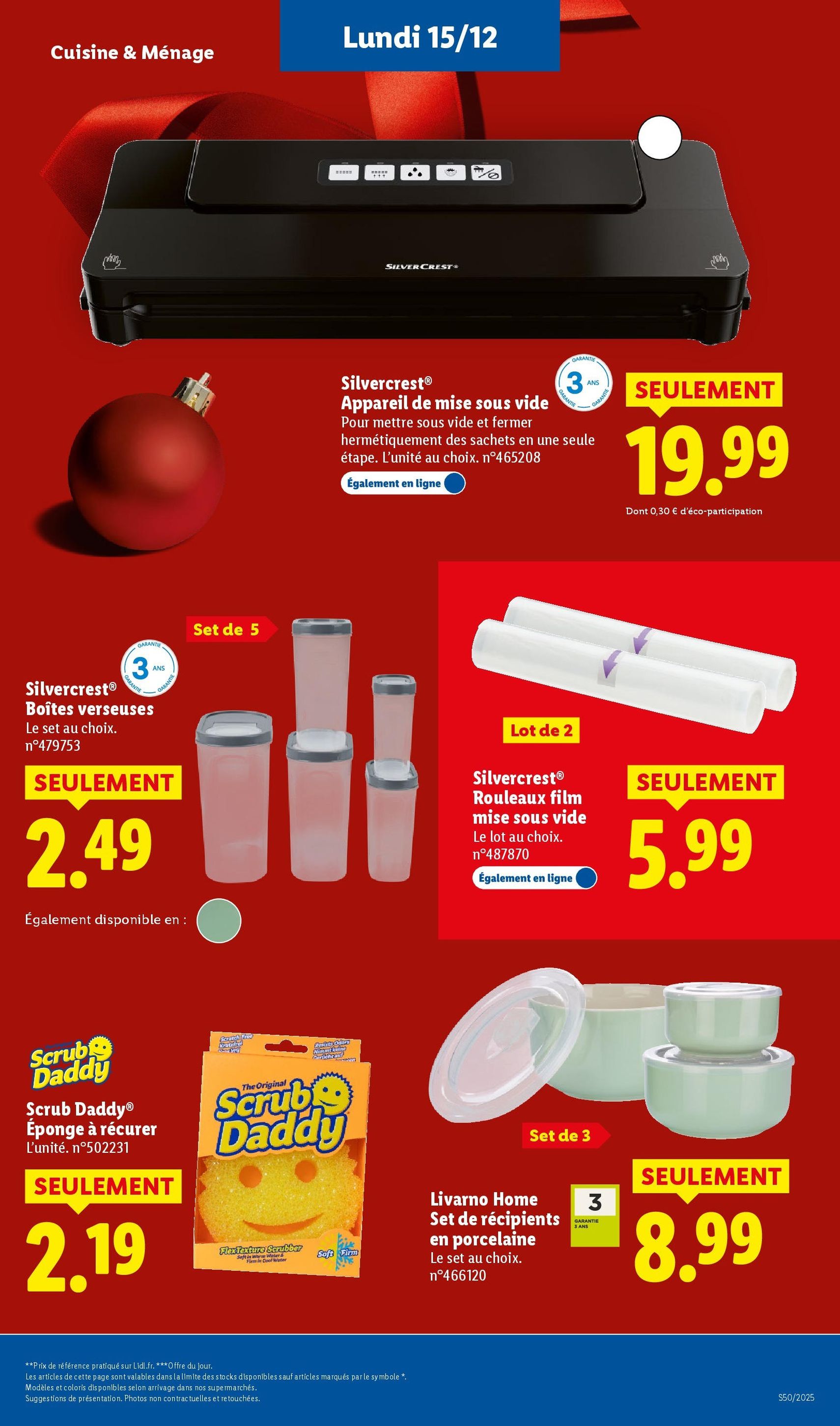 LIDL catalogue semaine 50 - brochure valable à partir du 11/12/2025, page 77 sur 88