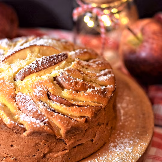 Anteprima ricetta Torta di mele con pasta lievitata