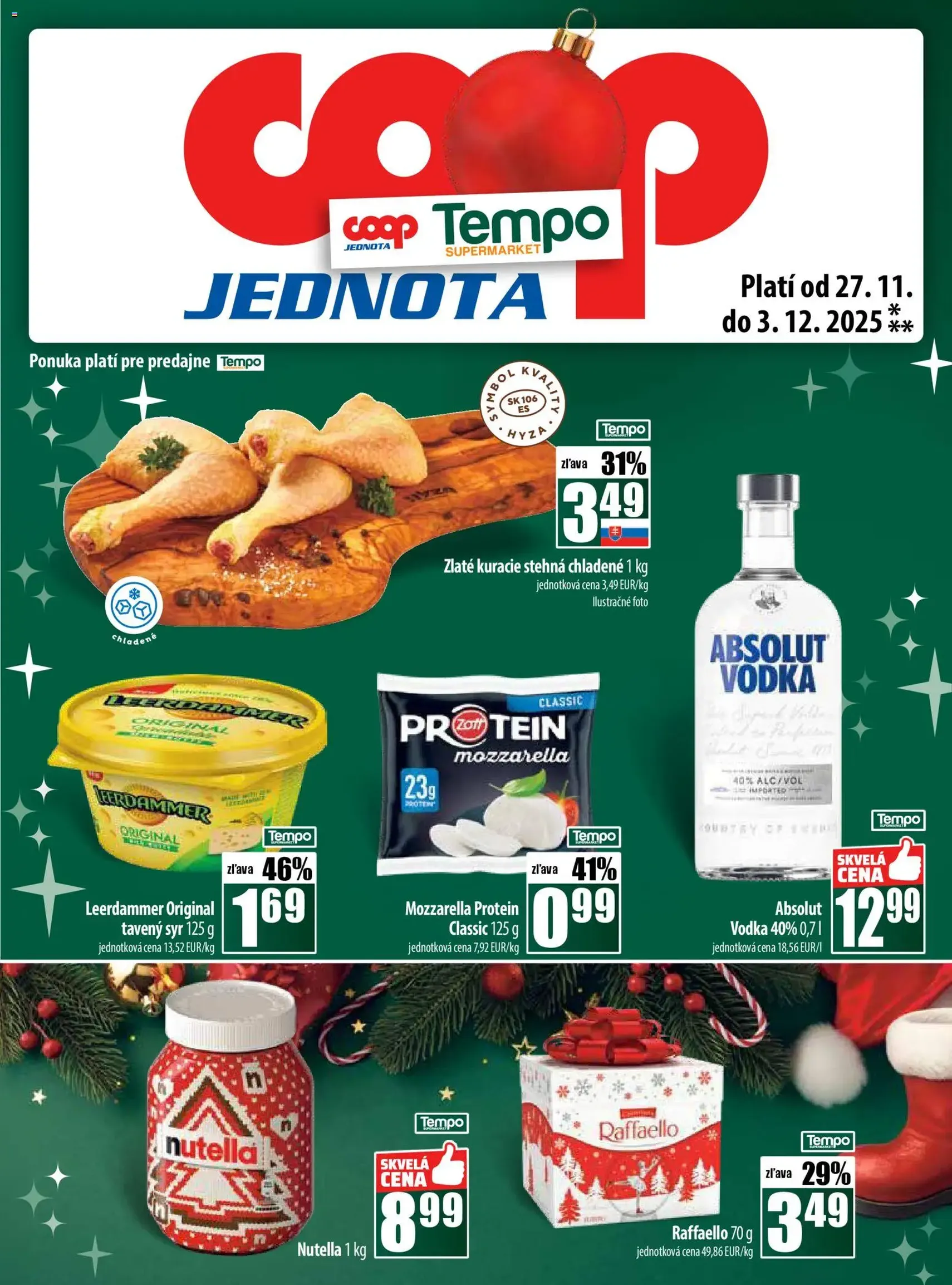COOP Jednota leták - platný leták od 27.11.2025 strana 29 z 32