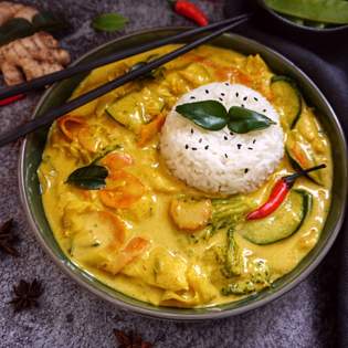 Previsualización de la receta Pollo al curry