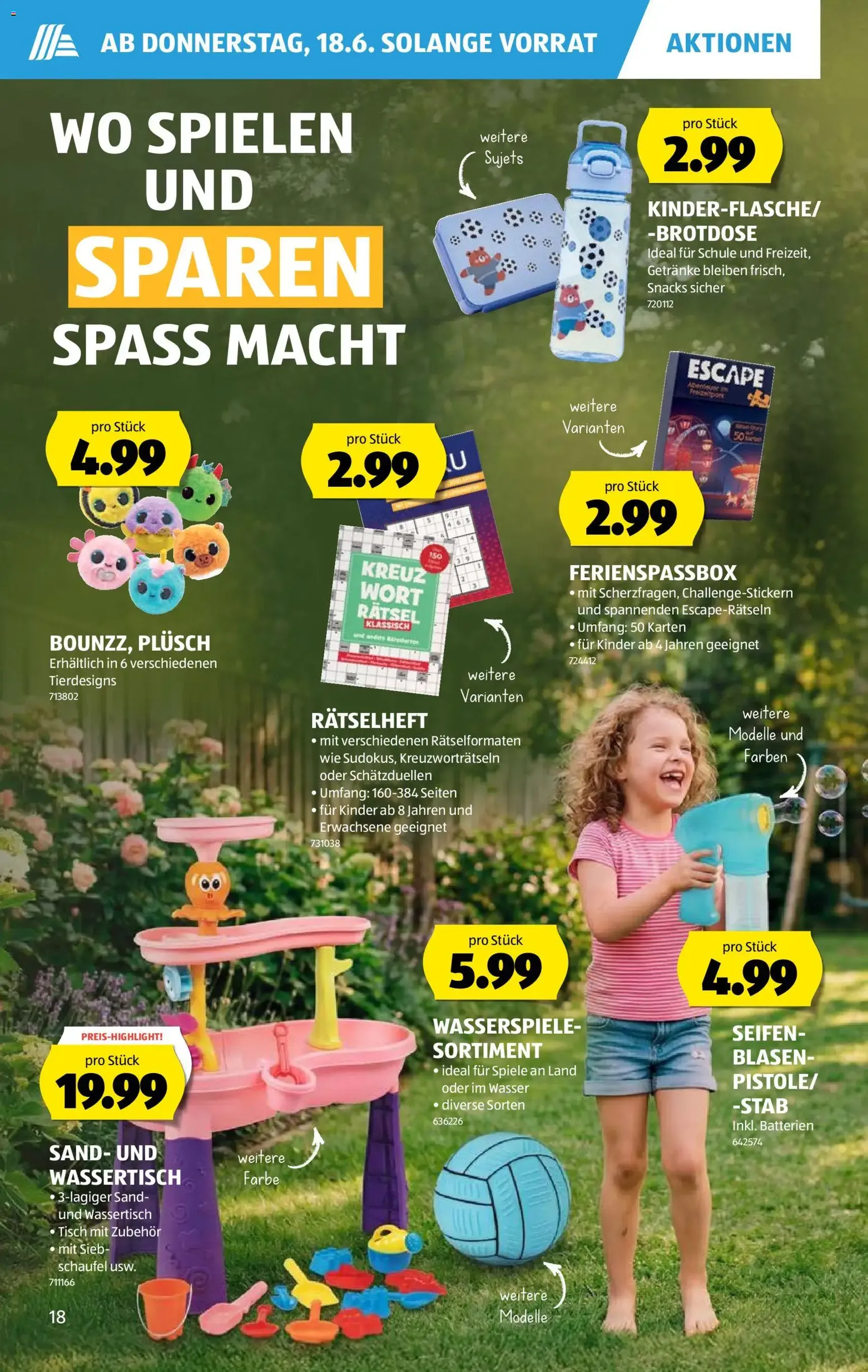 Aldi aktionen - Gültiger Prospekt ab 18.06.2026, Seite 18 von insgesamt 44