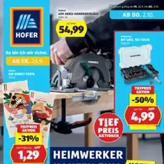 Hofer Flugblatt - Prospekt Vorschau gültig ab 26.09.2025