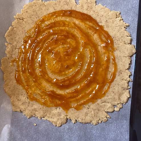 Galetta alle pesche - procedimento 1