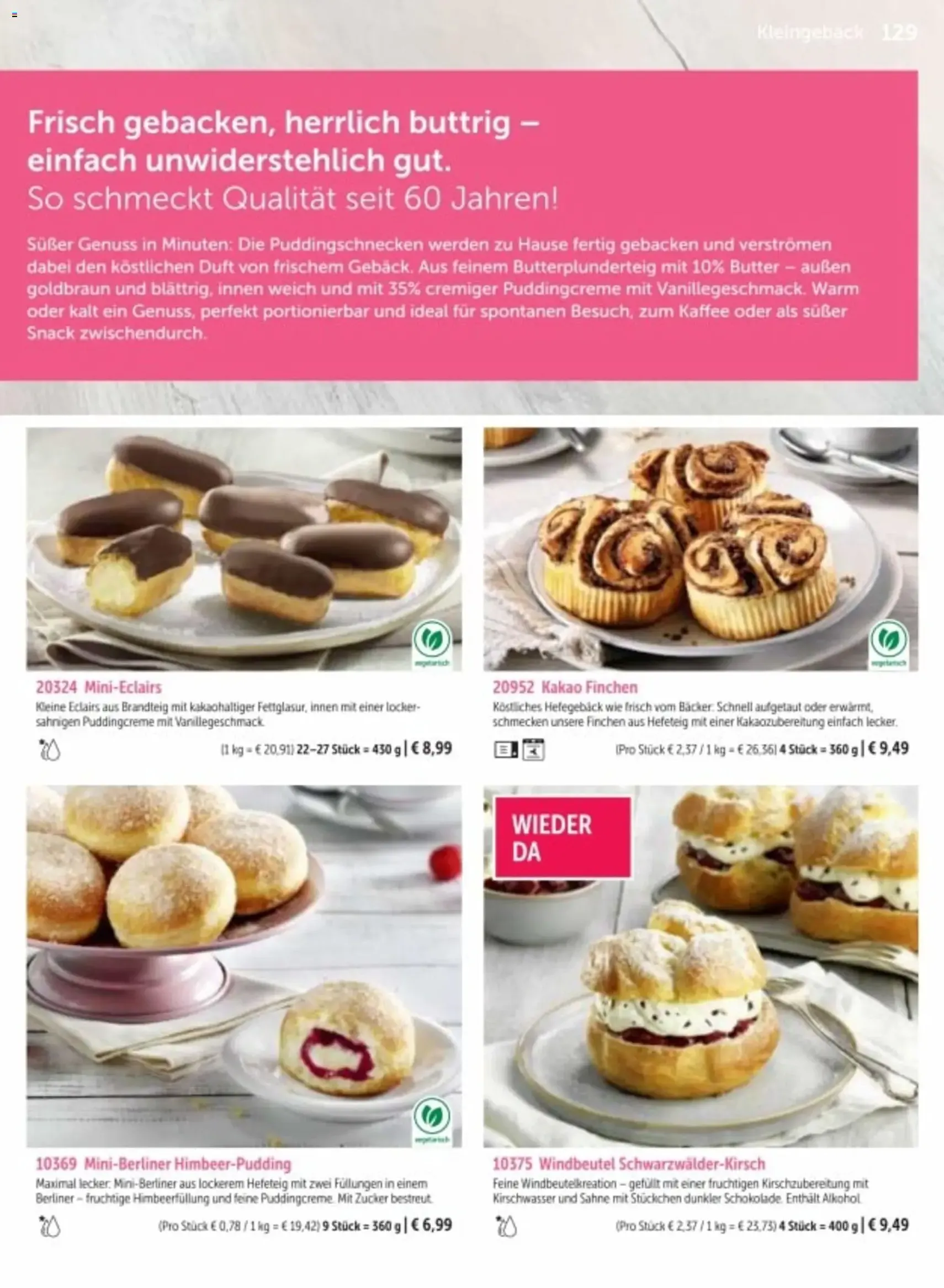 Bofrost Katalog - Gültiger Prospekt ab 06.03.2026, Seite 129 von insgesamt 150