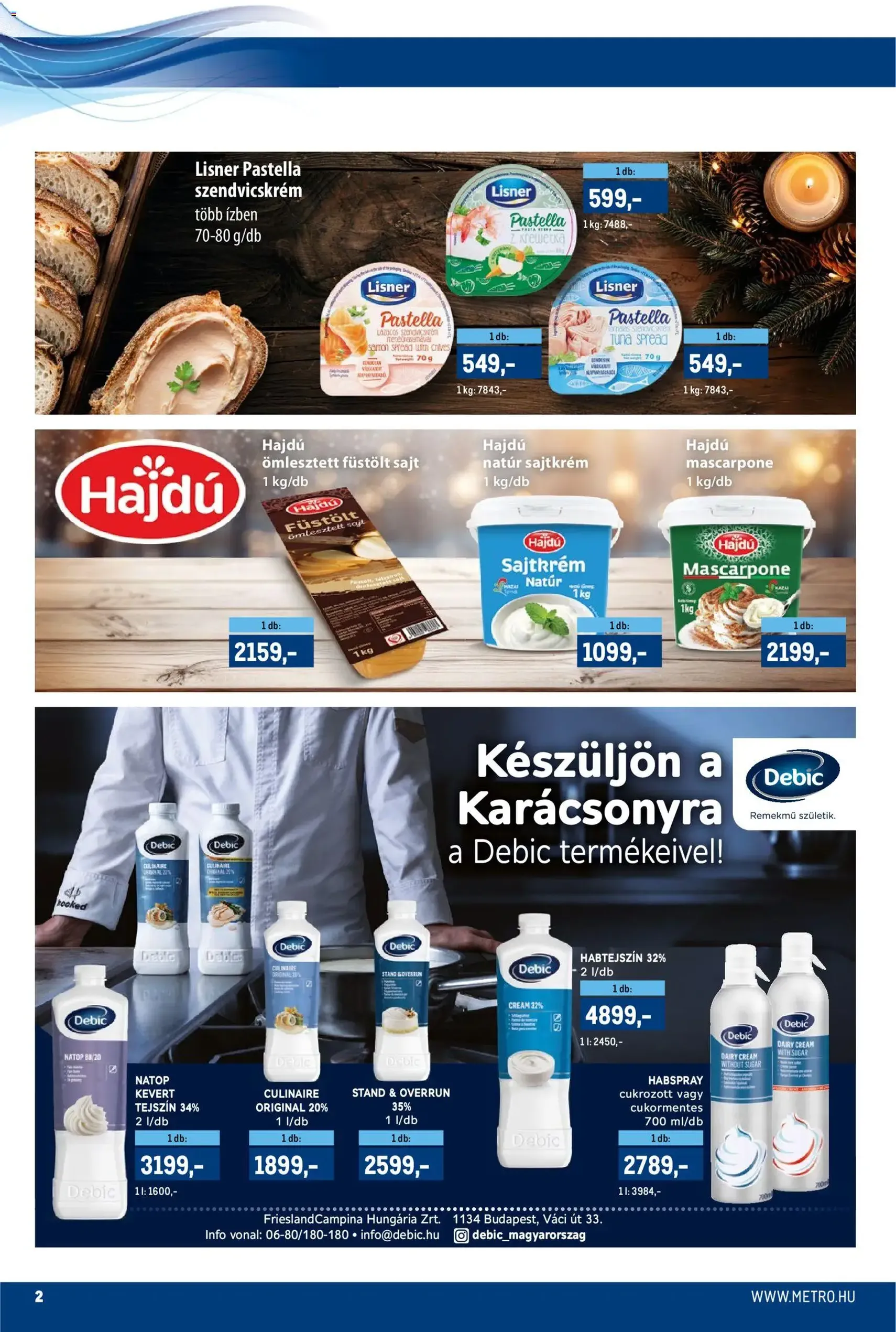 Metro Akciós újság - 2025.12.01. érvényes szórólap 2 oldal 40 oldalból