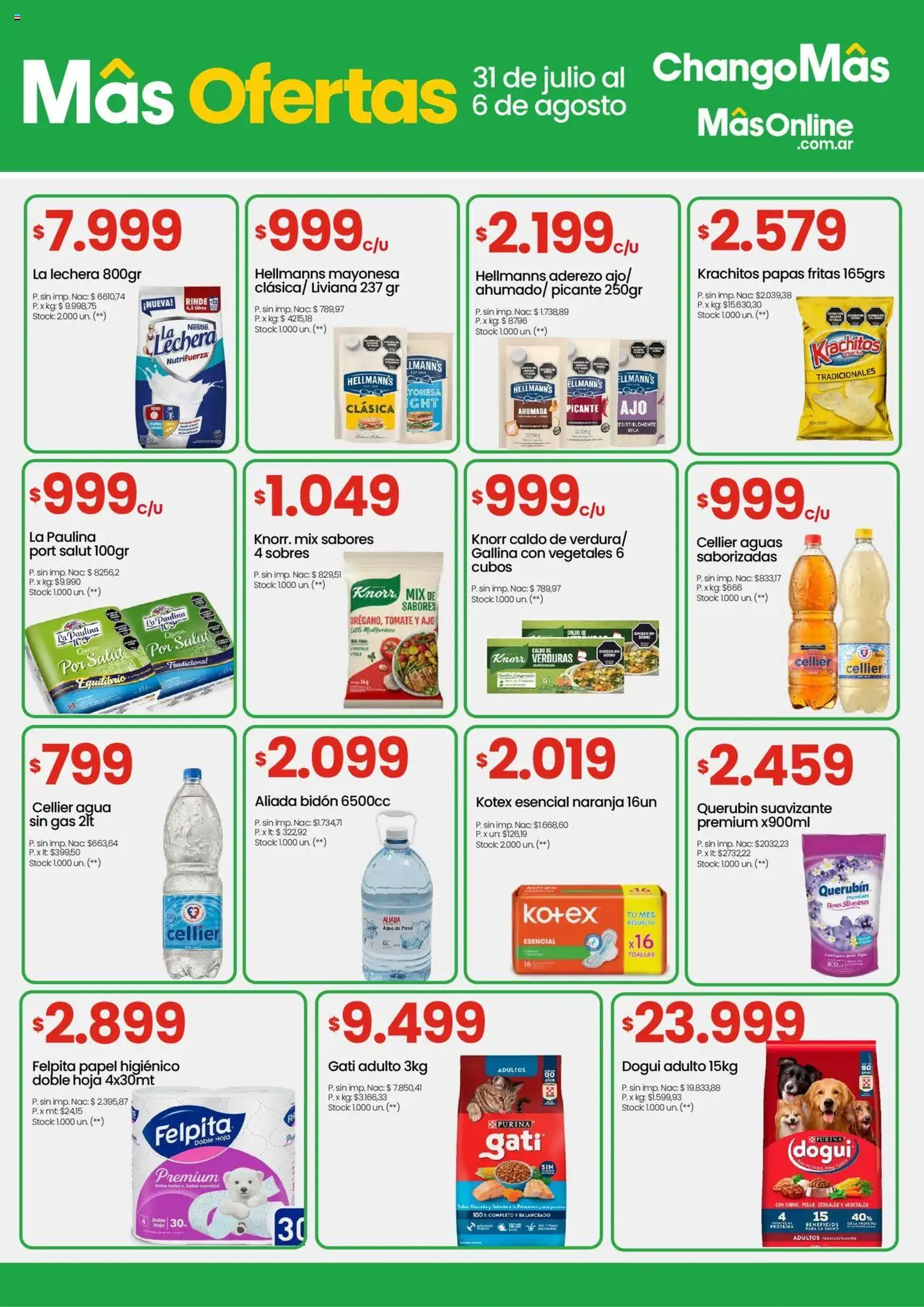 Changomas ofertas - folleto válido desde 31/07/2025 página 4 de 12 Changomas ofertas - folleto válido desde 31/07/2025 página 4 de 12