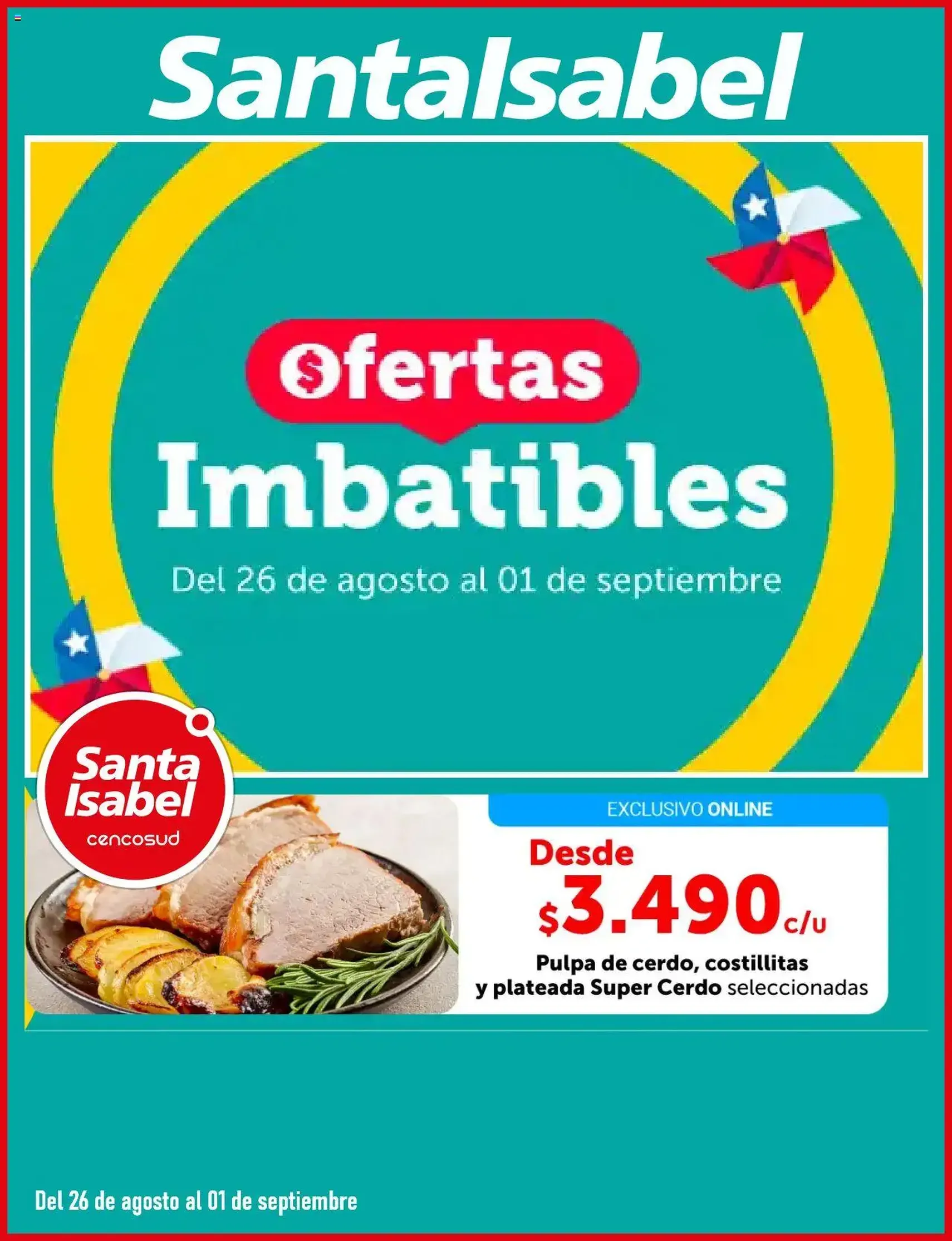 Santa Isabel ofertas - folleto válido desde 25.08.2025 página 1 de 5