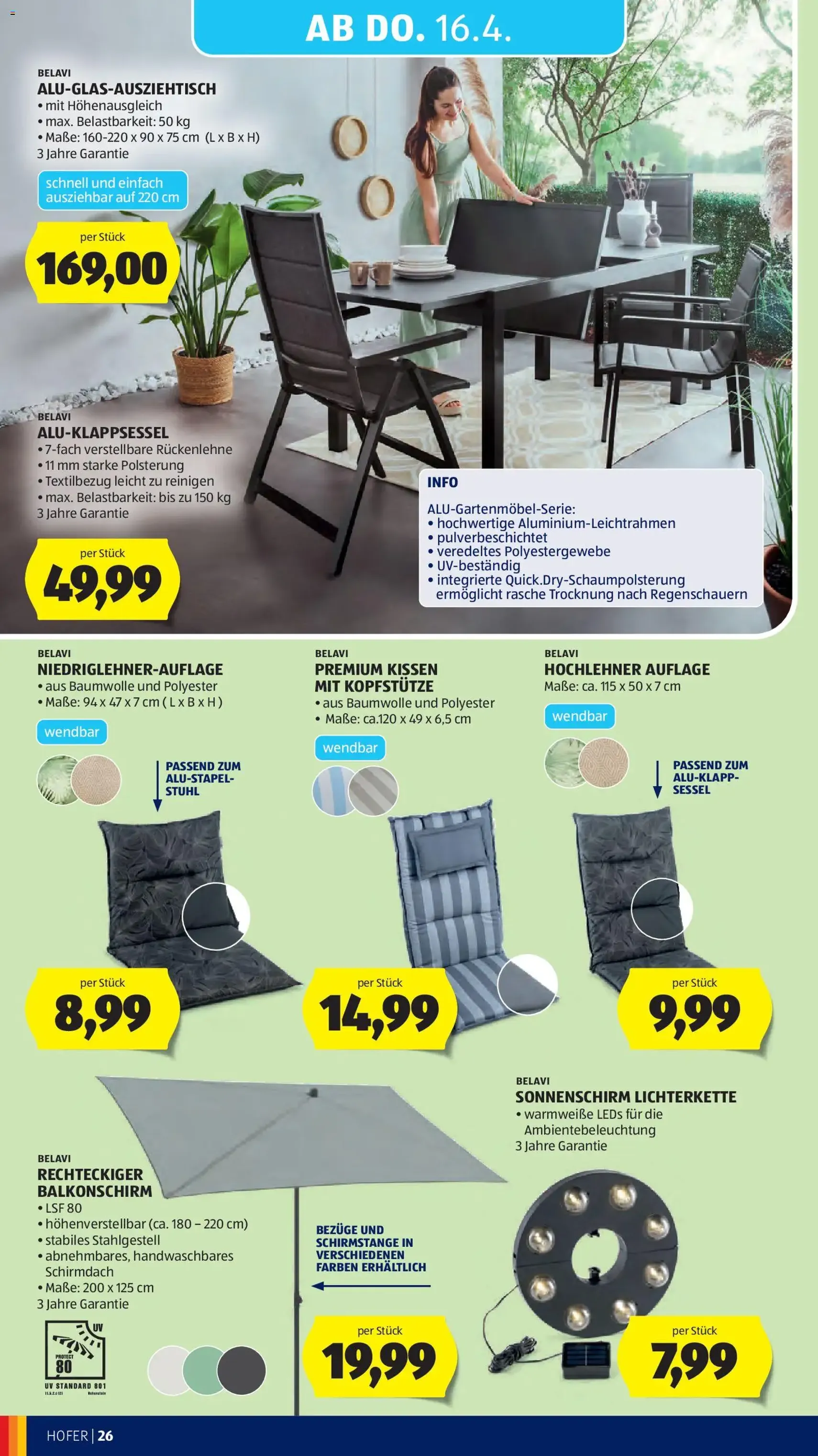 Hofer Flugblatt - Gültiger Prospekt ab 08.04.2026, Seite 30 von insgesamt 37