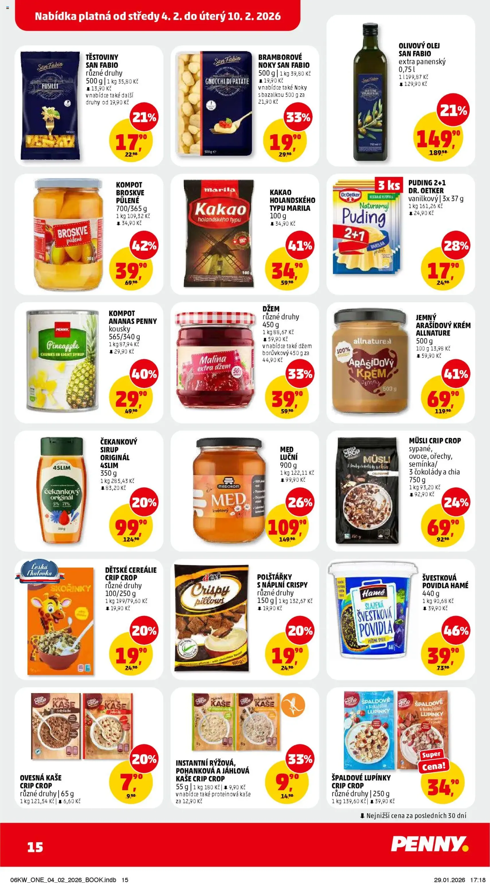 Penny Market leták - Čtvrtečník - platný leták od 04.02.2026 strana 15 z 28