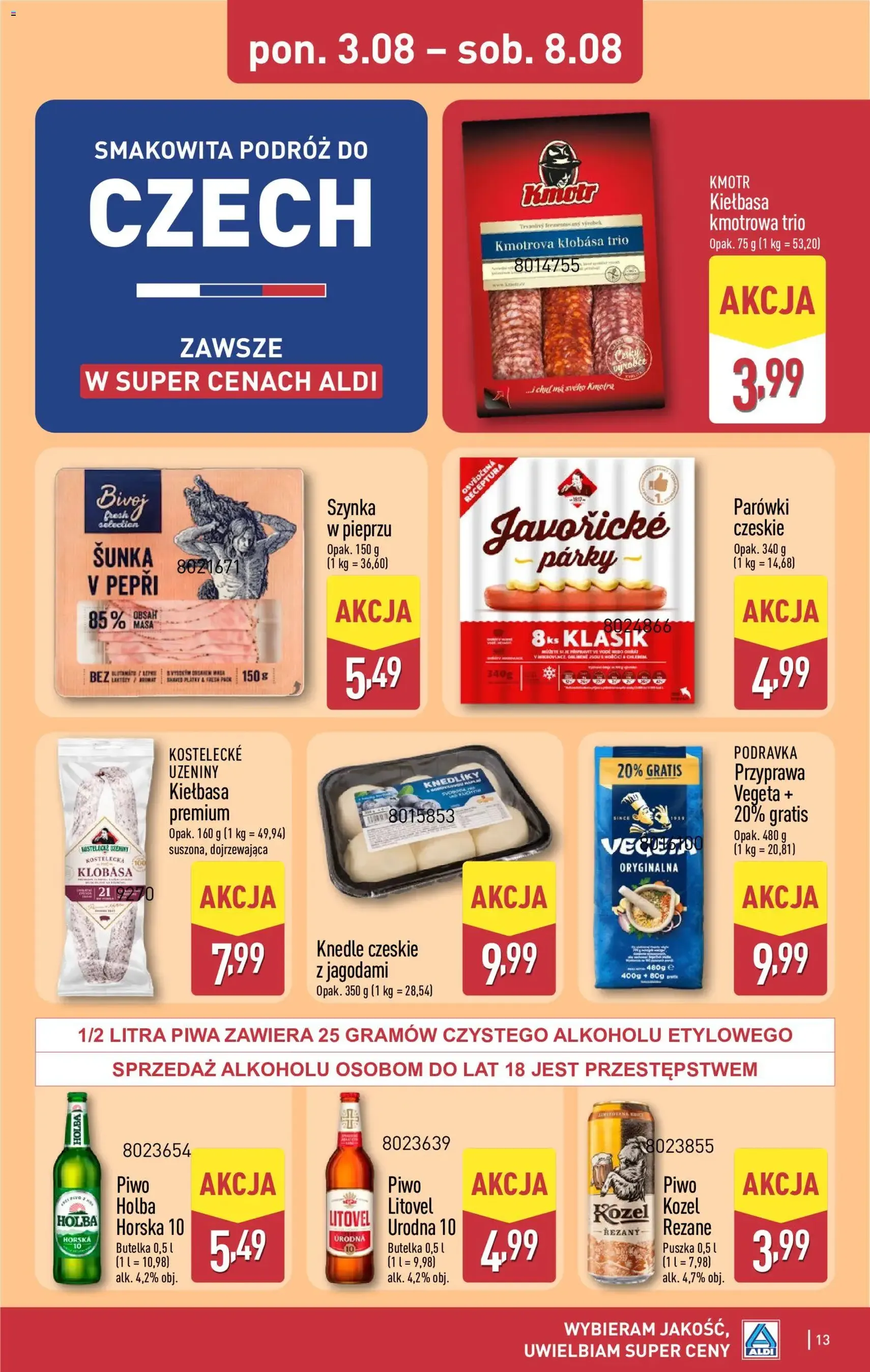 Aldi gazetka - ważny gazetka od 03.08.2026 strona 13 z 42