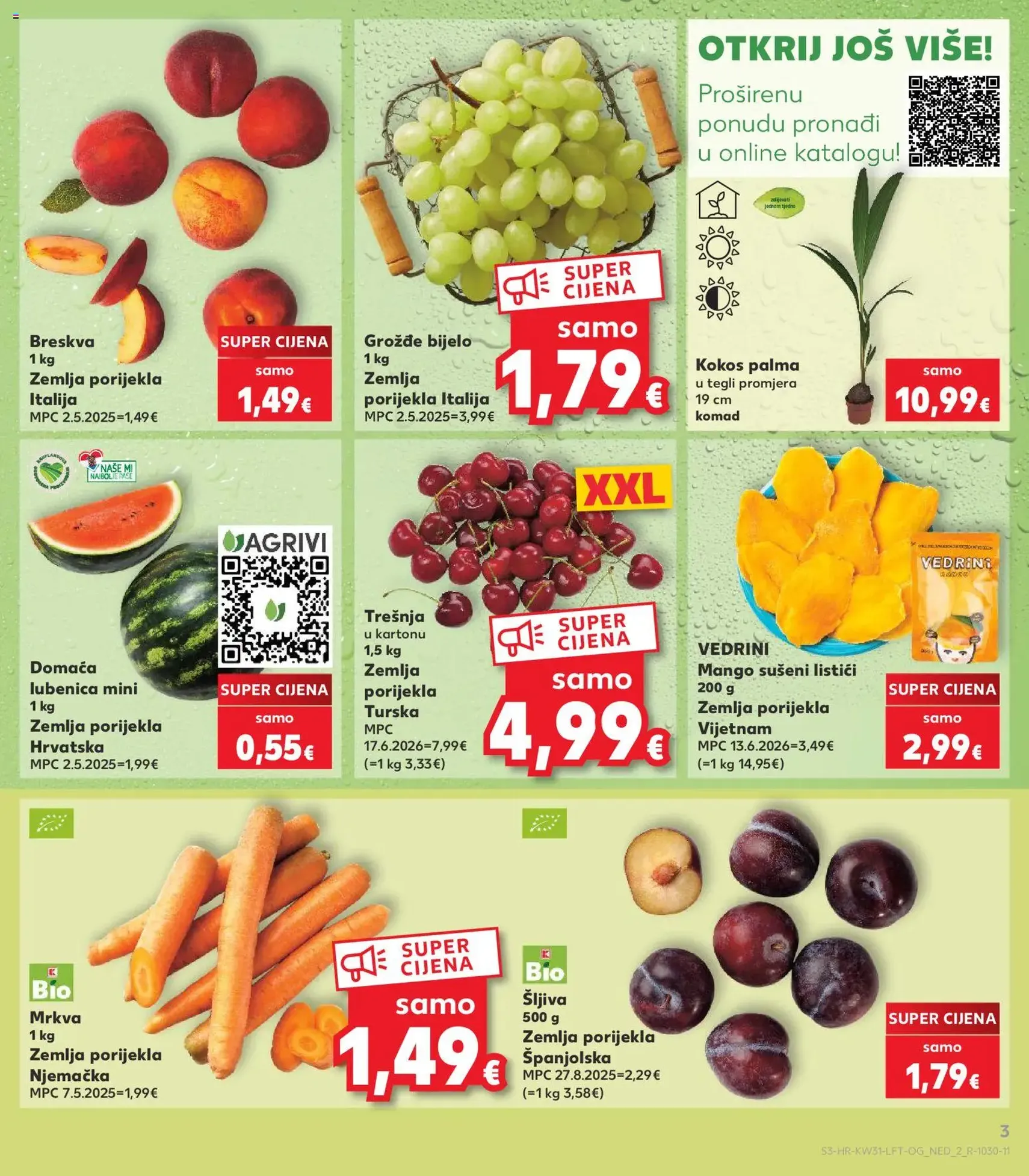 Kaufland HR akciós újság - 2026.07.29. érvényes szórólap 3 oldal 32 oldalból