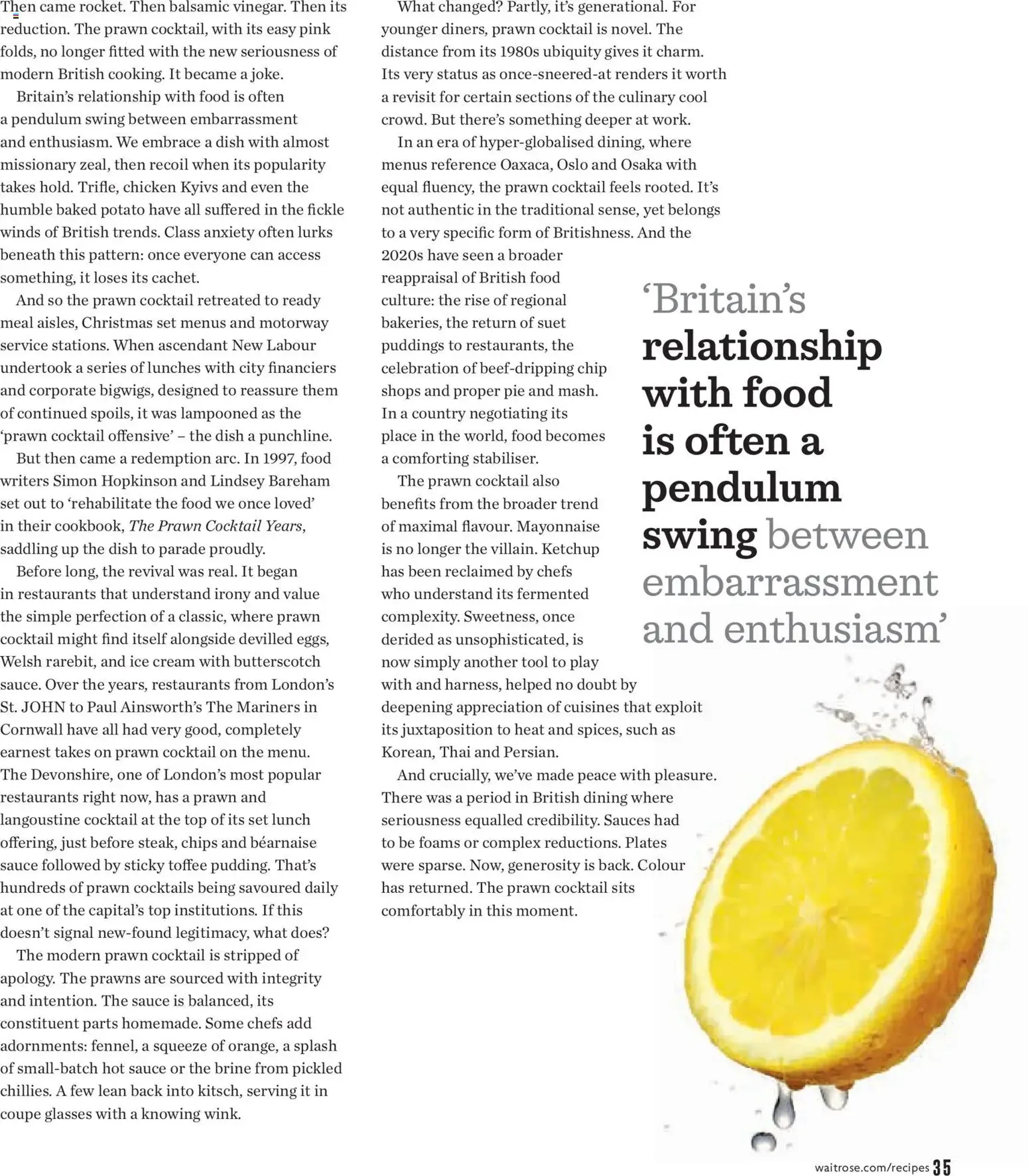 Waitrose - May 2026 - valid flyer from 01/05/2026, page 35 of 112