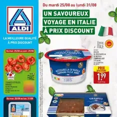 Aldi catalogue - Prévisualisation du catalogue valable à partir du 25/08/2026