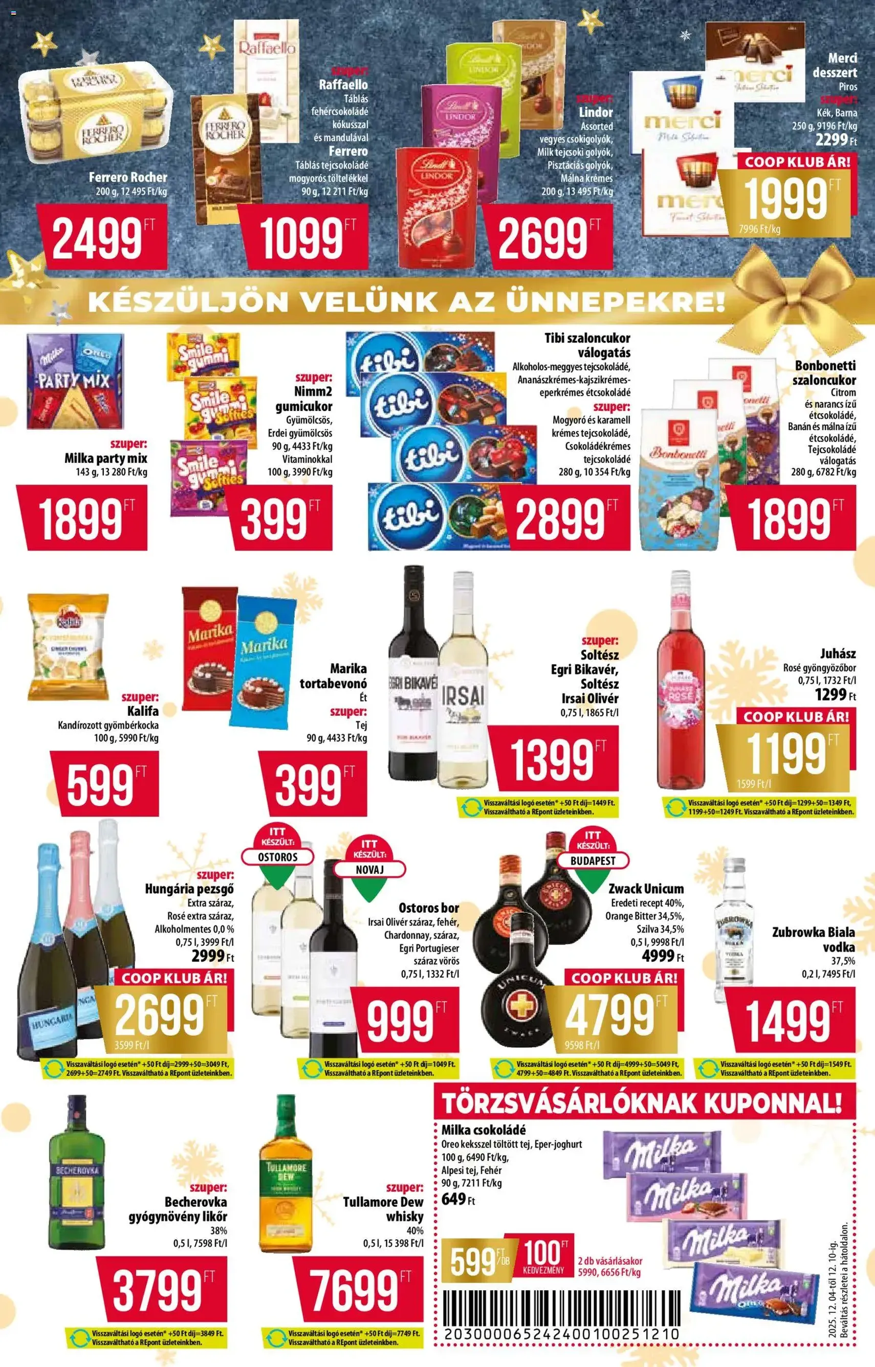 COOP Akciós újság - 2025.12.04. érvényes szórólap 7 oldal 12 oldalból