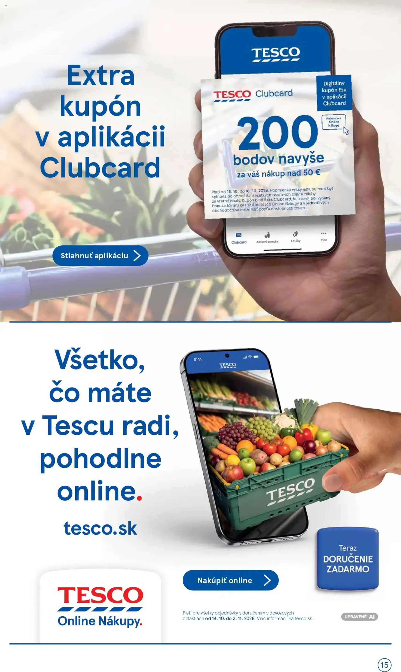 Tesco Hypermarket - leták - platný leták od 14.10.2026 strana 15 z 45