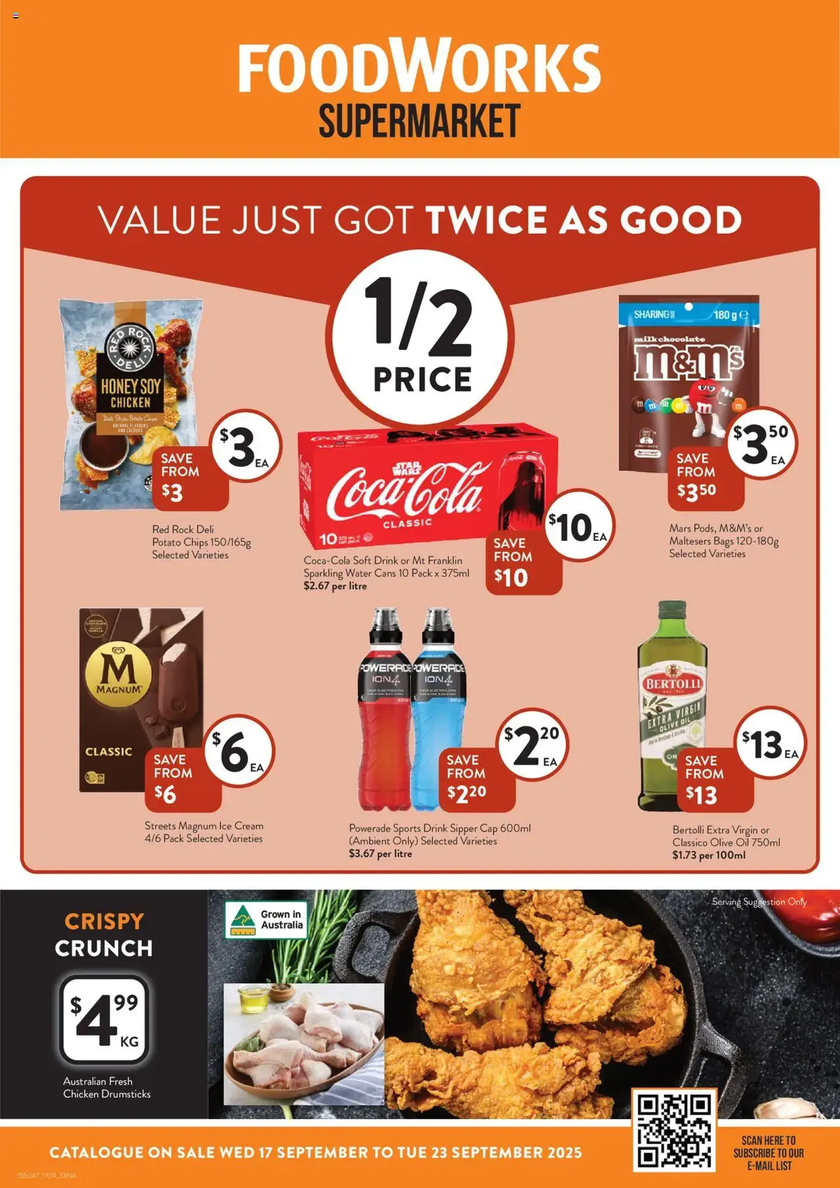 Foodworks Catalogue NSW - valid flyer from 17/09/2025, page 1 of 33