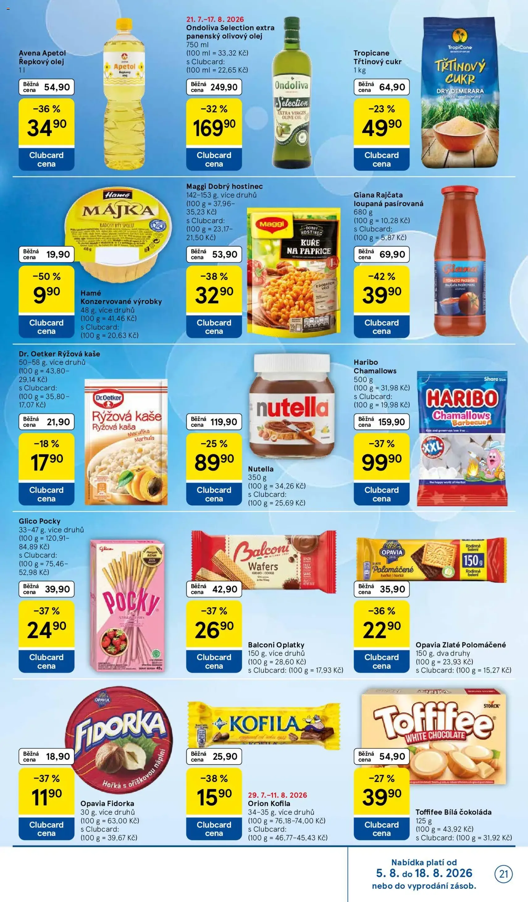Tesco leták - Hypermarket - platný leták od 05.08.2026 strana 21 z 31