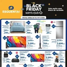 Sam's Club Black Friday - pré-visualização do folheto, válido a partir de 13/11/2025