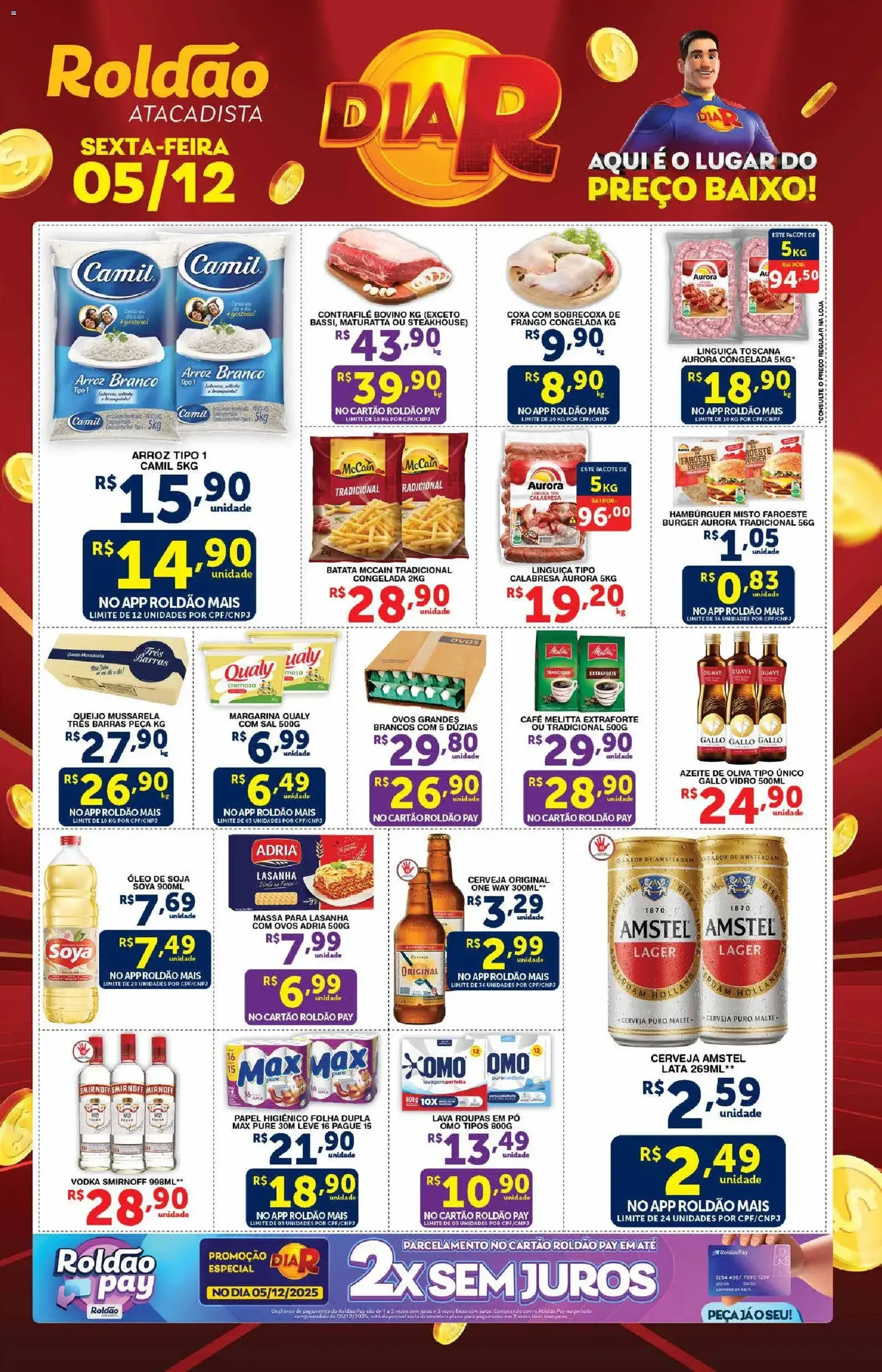 Roldão - Ofertas Dia R + Final de Semana Arrasador - folheto válido a partir de 05/12/2025 página 1 de 4