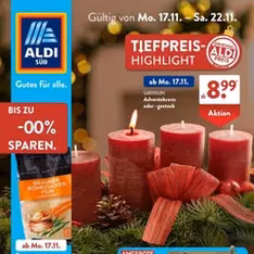 Aldi Süd Prospekt - Prospekt Vorschau gültig ab 17.11.2025