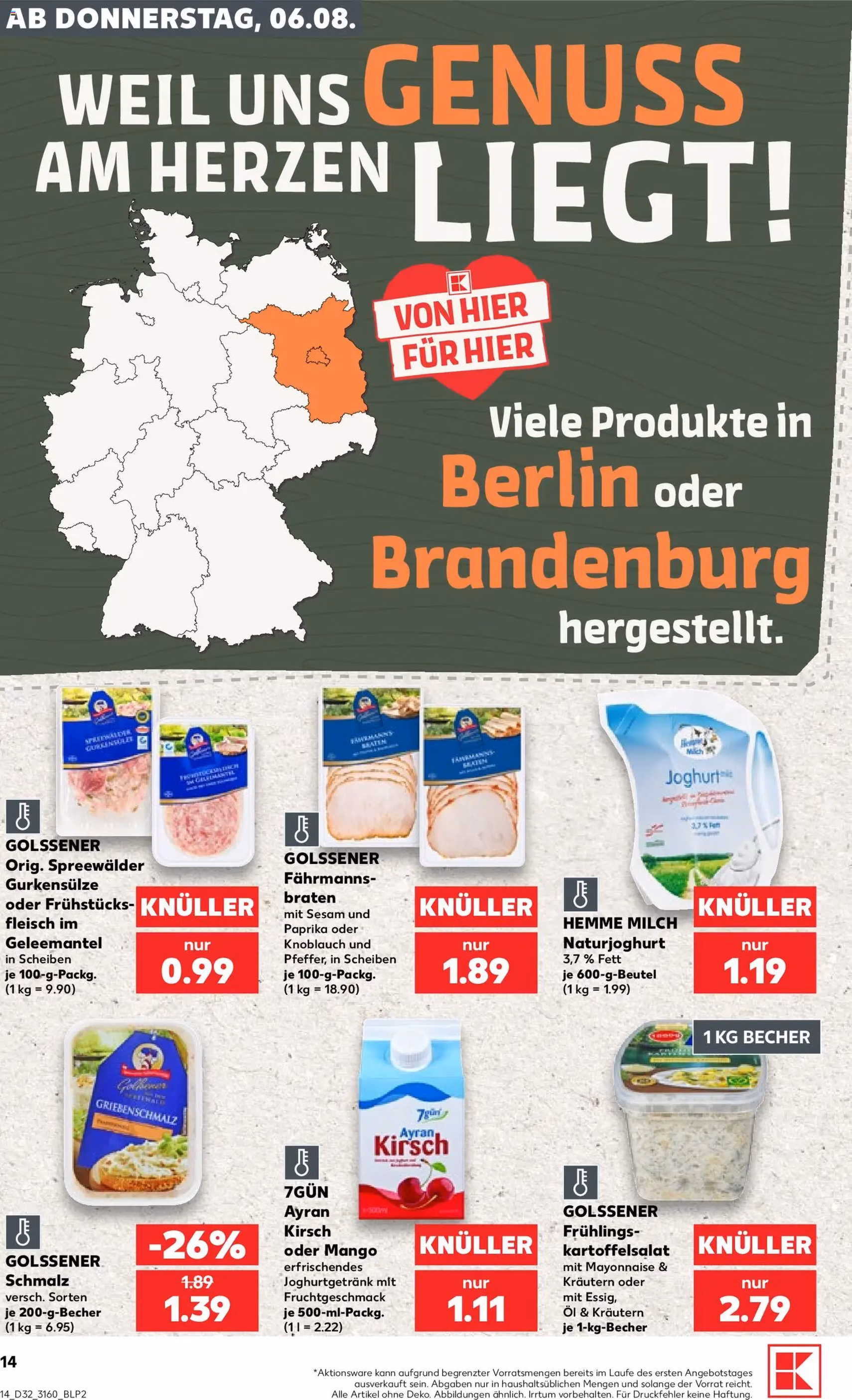 Kaufland Prospekt - Gültiger Prospekt ab 06.08.2026, Seite 14 von insgesamt 58