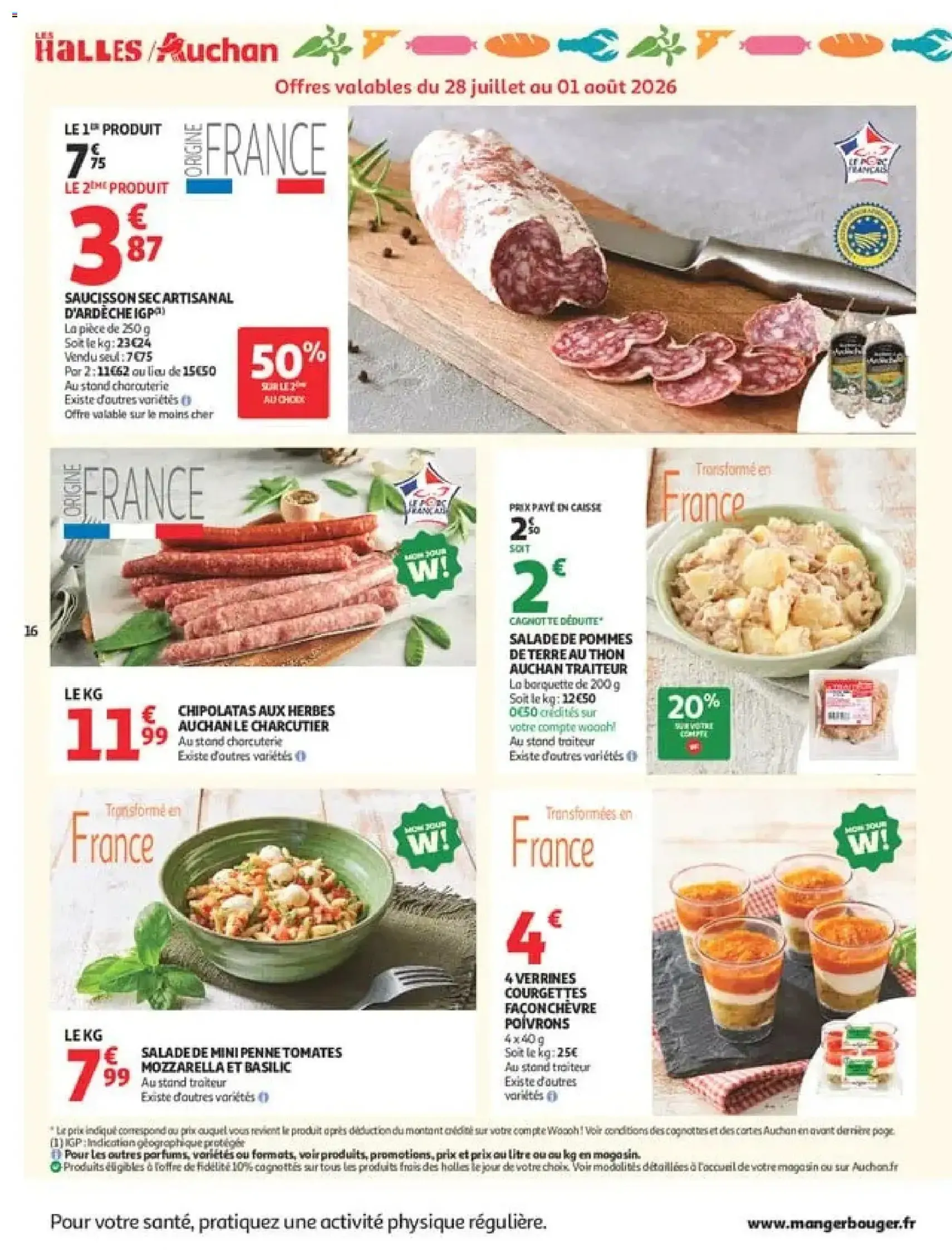 Auchan prospectus - brochure valable à partir du 28/07/2026, page 16 sur 54