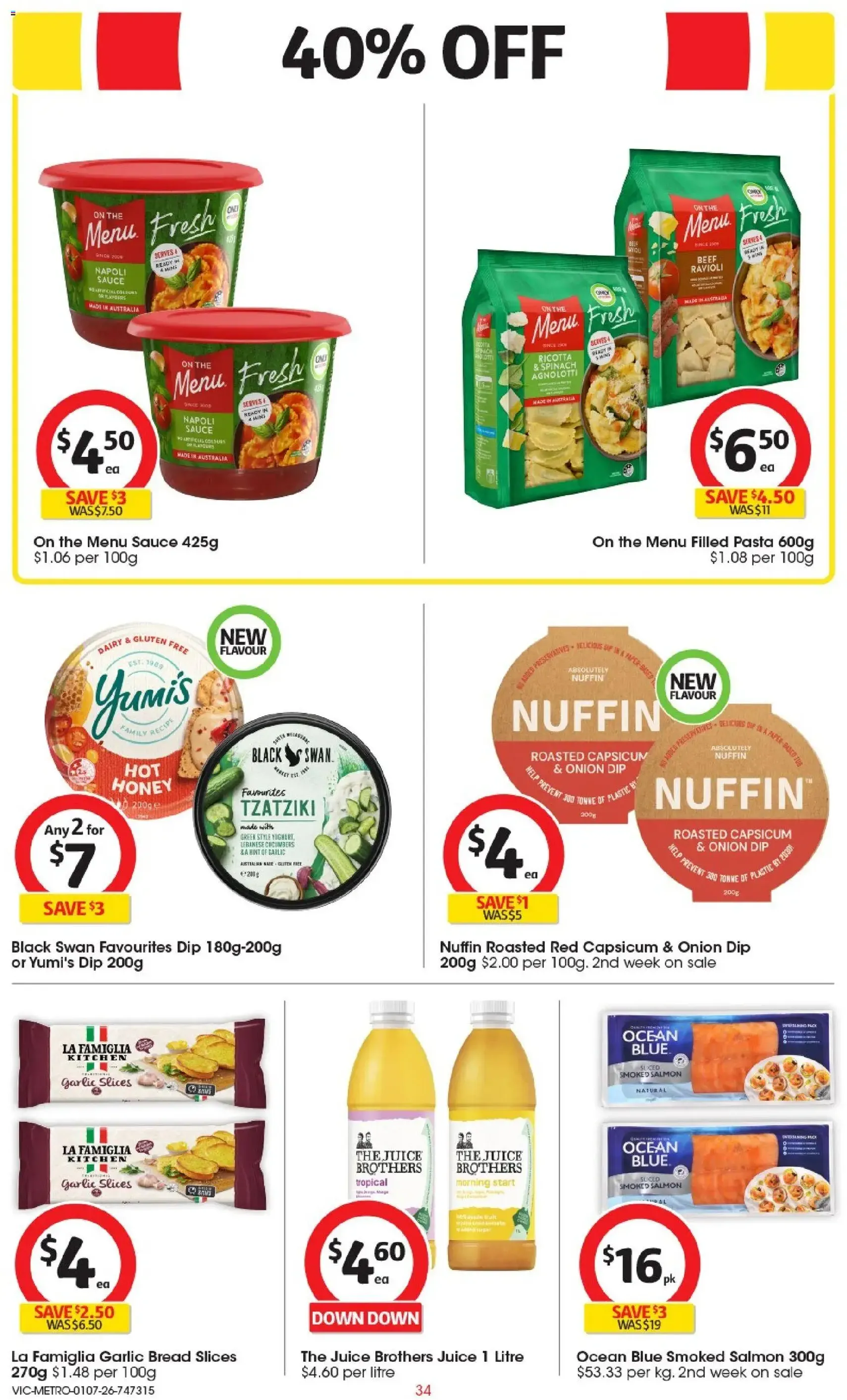 Coles catalogue - valid flyer from 01/07/2026, page 34 of 46