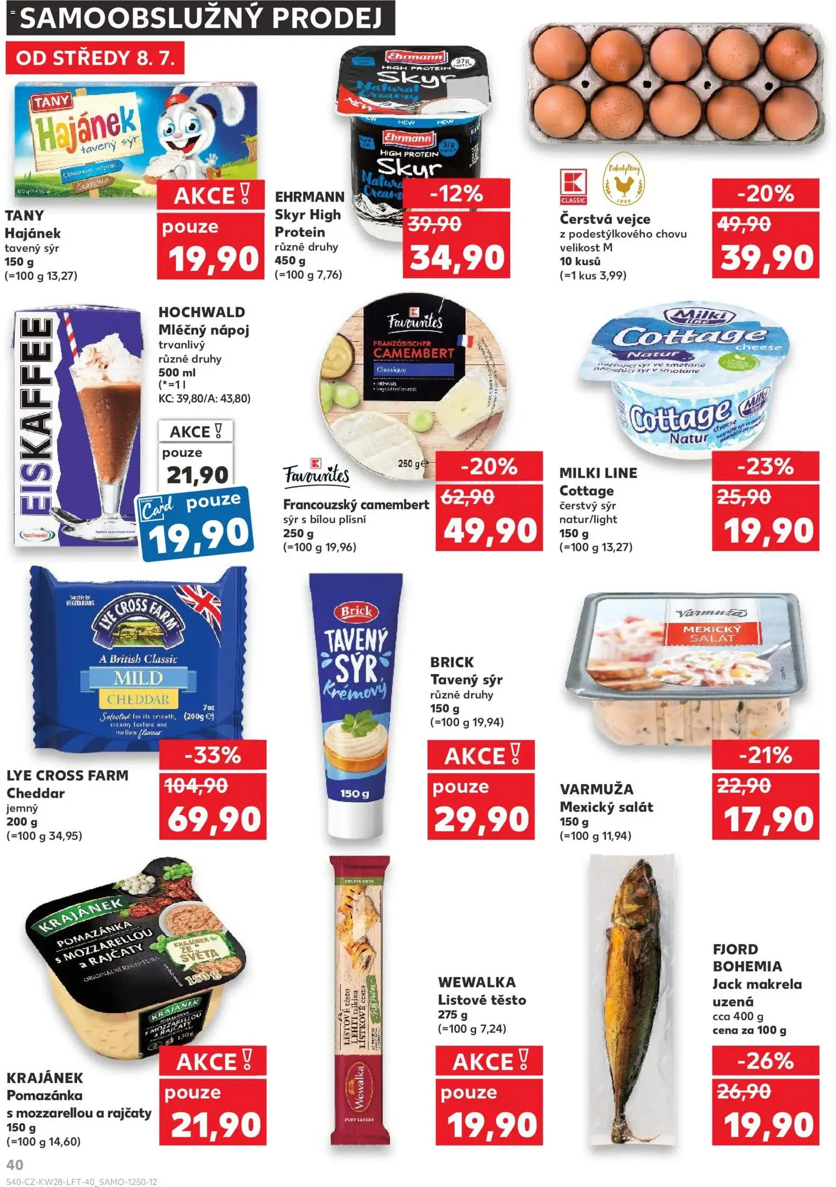 Kaufland leták - platný leták od 08.07.2026 strana 40 z 54