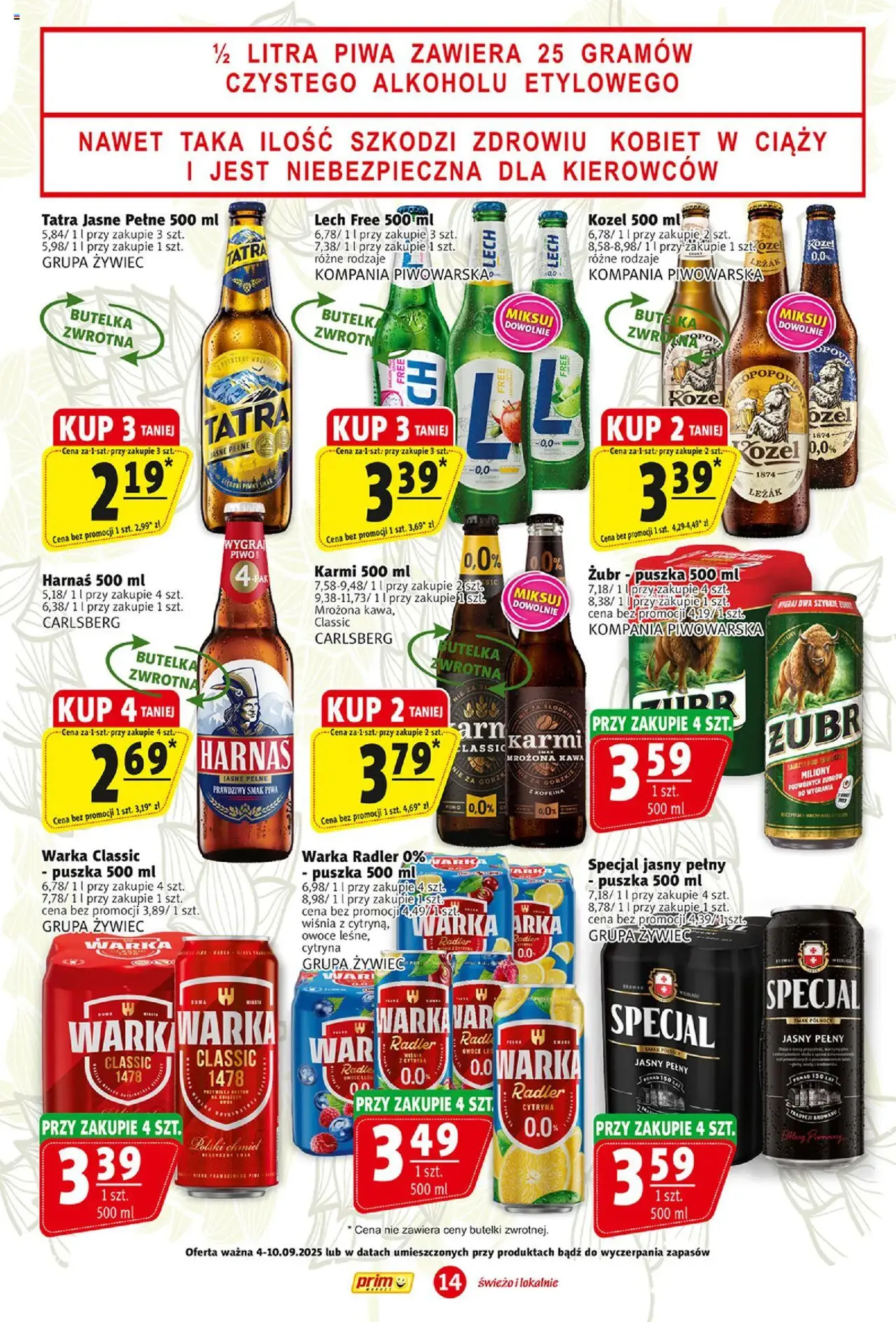 Prim Market Gazetka - ważny gazetka od 04.09.2025 strona 14 z 16 Prim Market Gazetka - ważny gazetka od 04.09.2025 strona 14 z 16