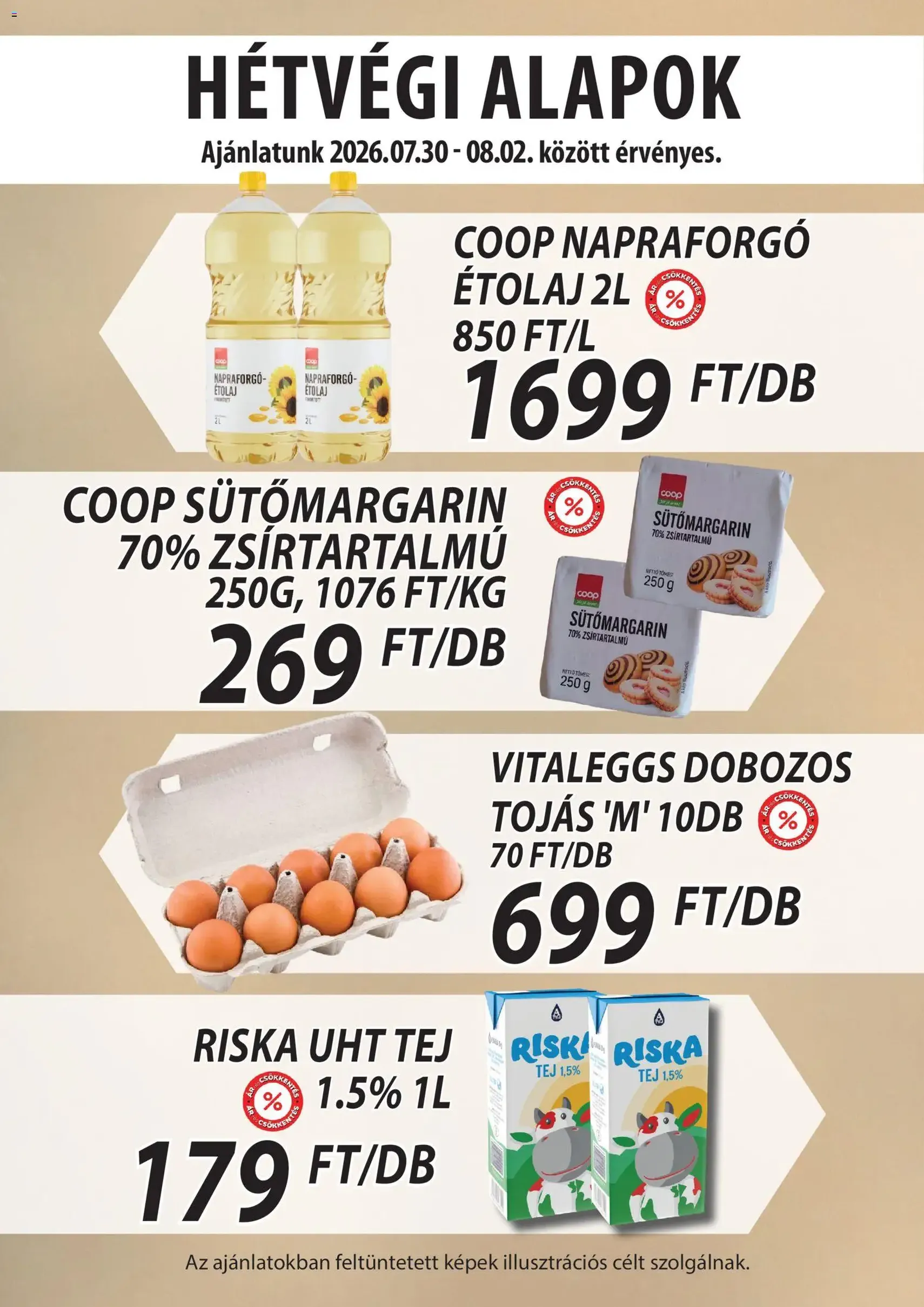 COOP Szolnok akciós újság - 2026.07.30. érvényes szórólap 3 oldal 7 oldalból