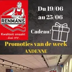 Renmans folder / publicité - voorvertoning van de folder geldig vanaf 19/06/2026