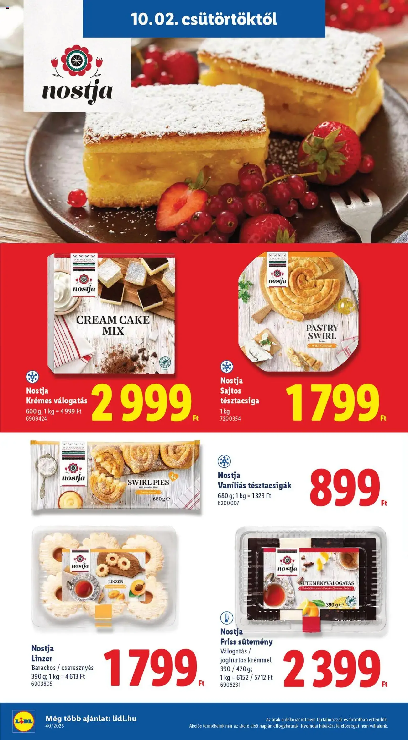 Lidl Akciós újság - 2025.10.02. érvényes szórólap 22 oldal 76 oldalból Lidl Akciós újság - 2025.10.02. érvényes szórólap 22 oldal 76 oldalból