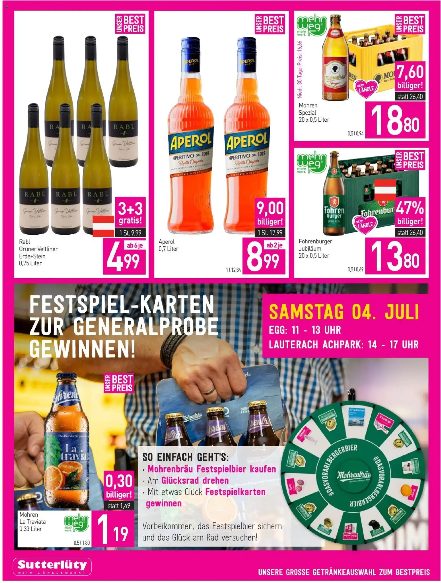 Sutterlüty Flugblatt - Gültiger Prospekt ab 02.07.2026, Seite 18 von insgesamt 28