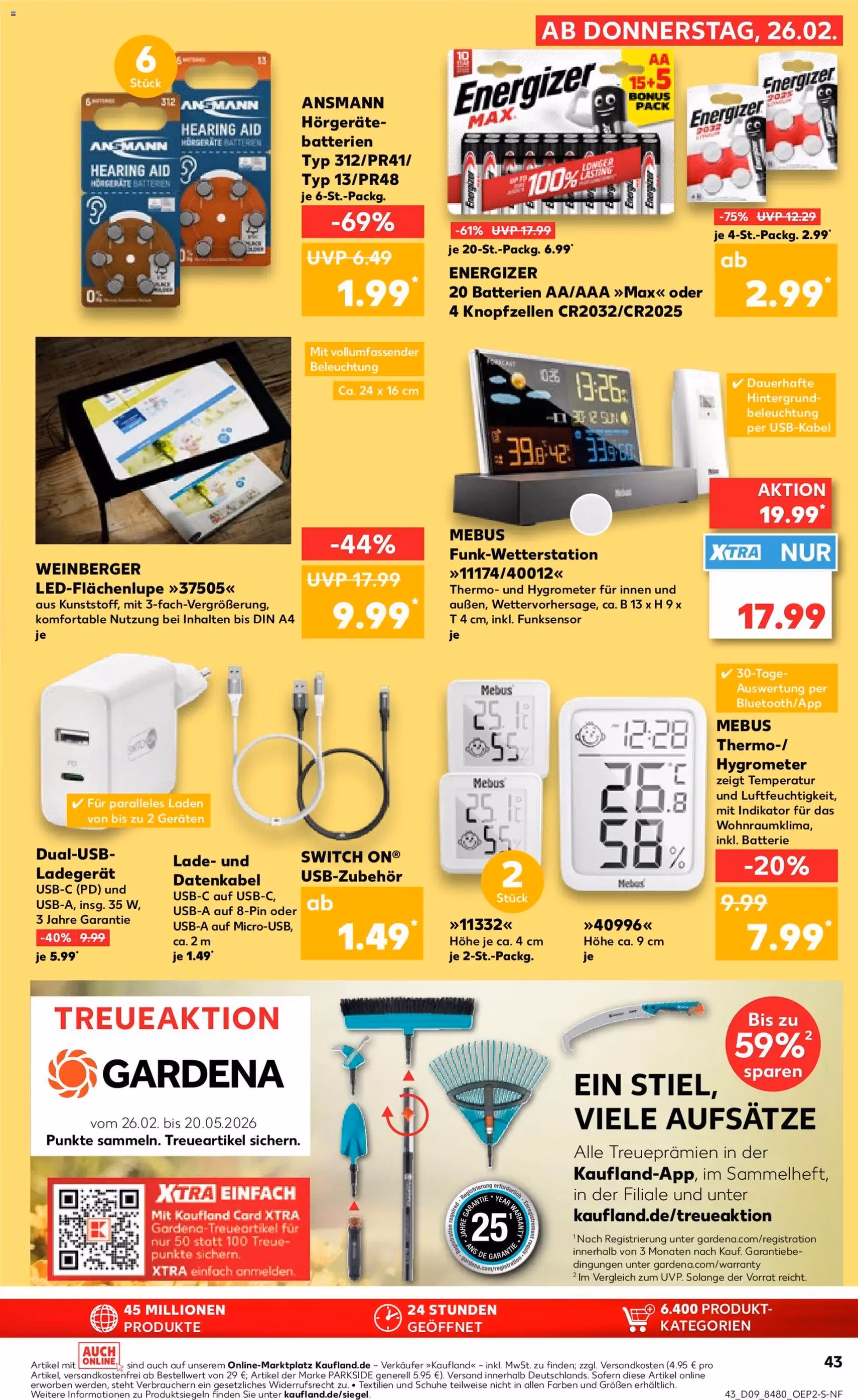 Kaufland Prospekt - Gültiger Prospekt ab 26.02.2026, Seite 43 von insgesamt 70