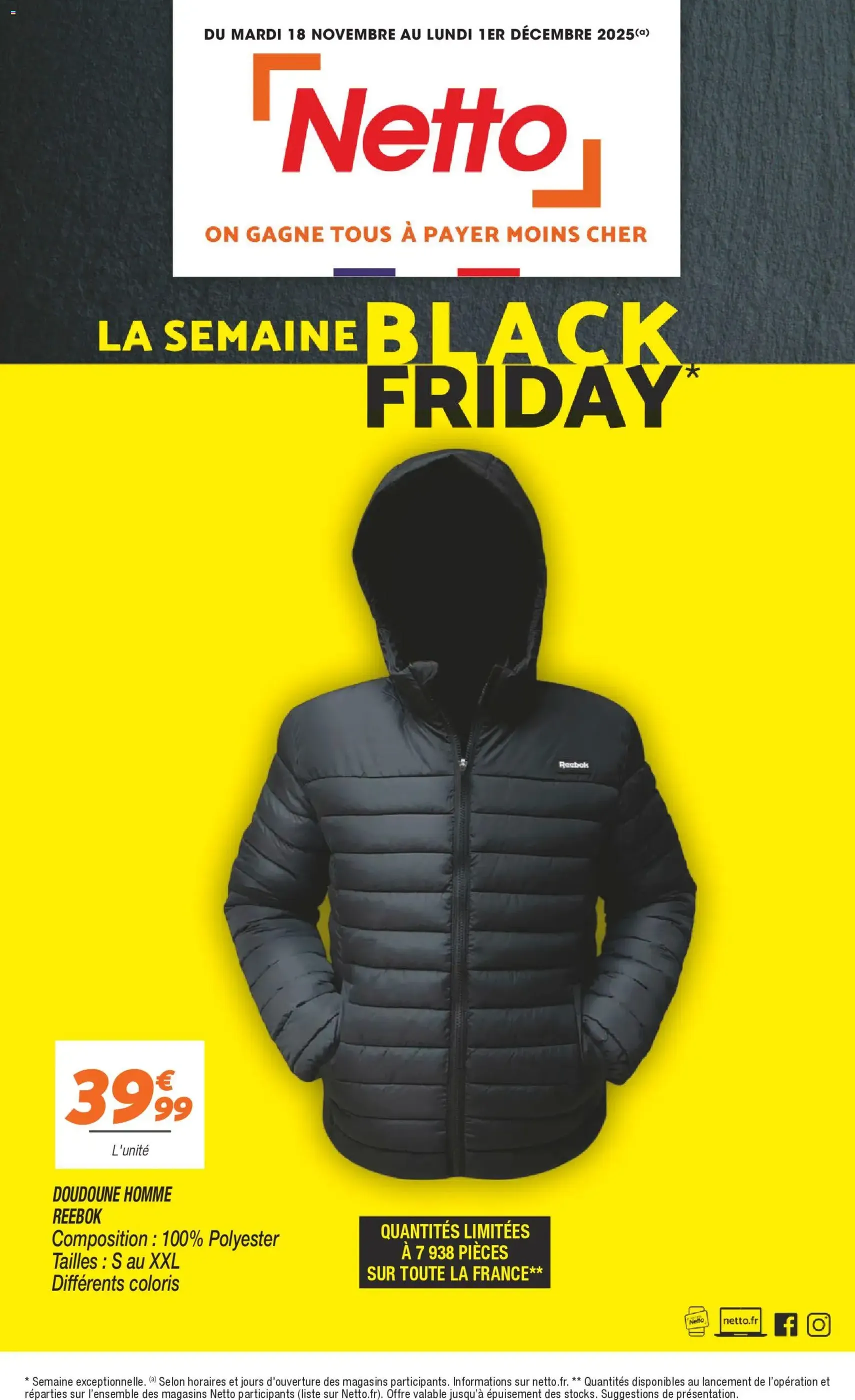 Netto Black Friday - brochure valable à partir du 18/11/2025, page 1 sur 8